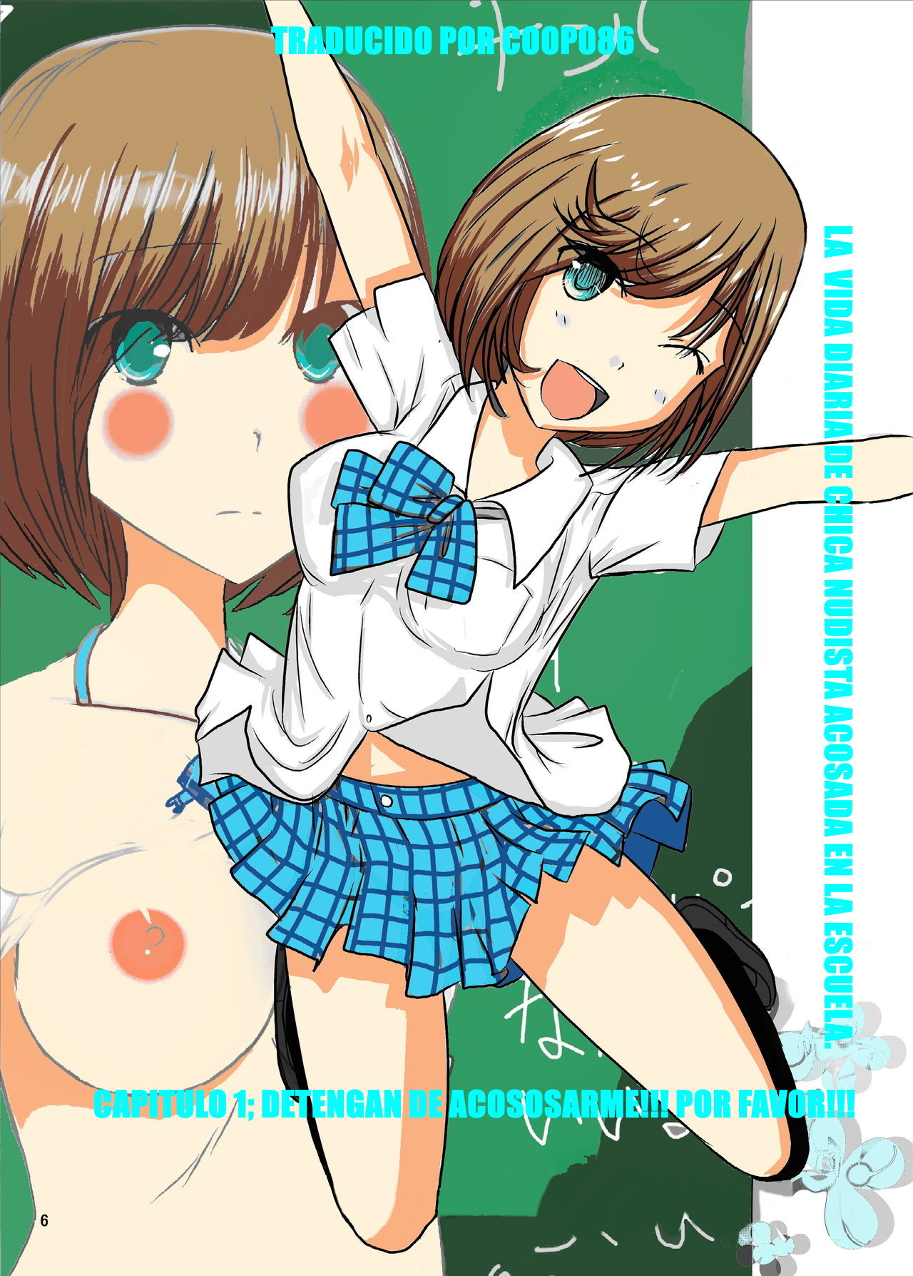 [dressblackheulee (BlackBaka)] Zenra Ijimerarekko-san no Nichijou [Spanish] [Coop086] [Colorized] 图片编号 4