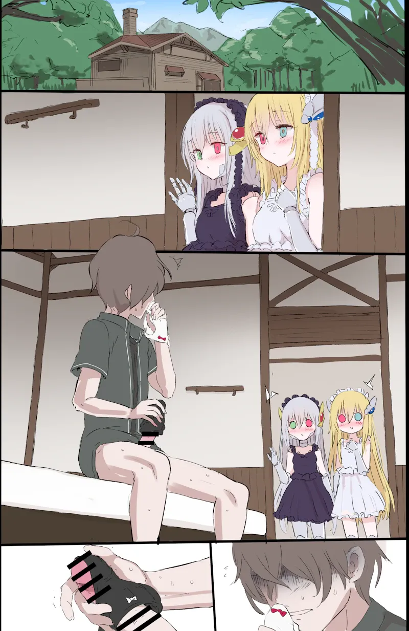 [5⁹5⁹] Kinpatsu no Ai to Ginpatsu no Ai (Quiz RPG Mahoutsukai to Kuroneko no Wiz) 画像番号 6