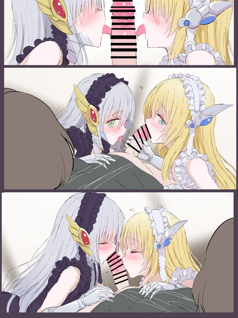 [5⁹5⁹] Kinpatsu no Ai to Ginpatsu no Ai (Quiz RPG Mahoutsukai to Kuroneko no Wiz) 画像番号 7