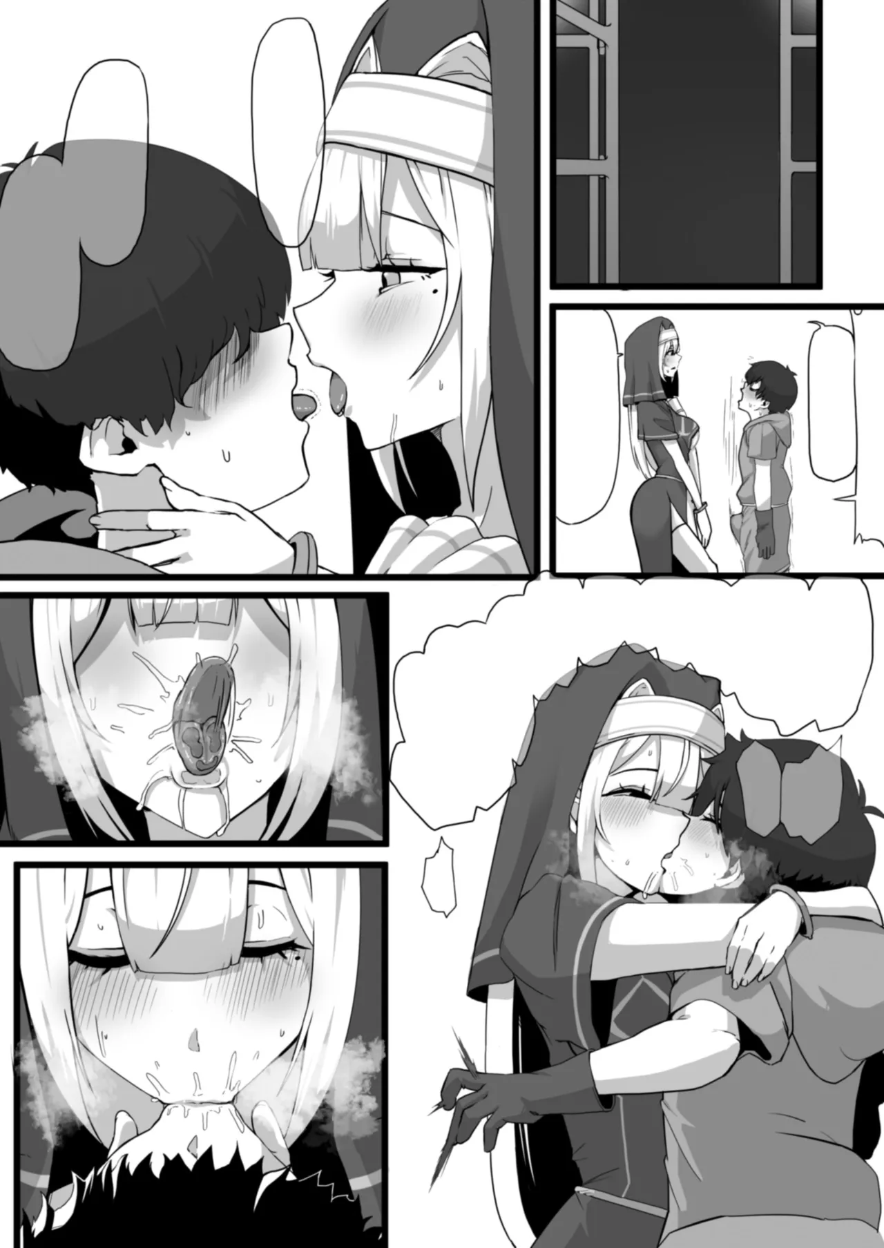 [Whisp (Nyarot)] Ansatsusha datta Onna Souryo-san ni Yuuwaku Sarete ~Amaama Oppai Shokei Sarete Shimau Maso Kanshu-san~ I 被曾是暗杀者的女僧侣诱惑 ～被甜蜜地用胸部处刑的受虐狂看守～ [Chinese] numero di immagine  36