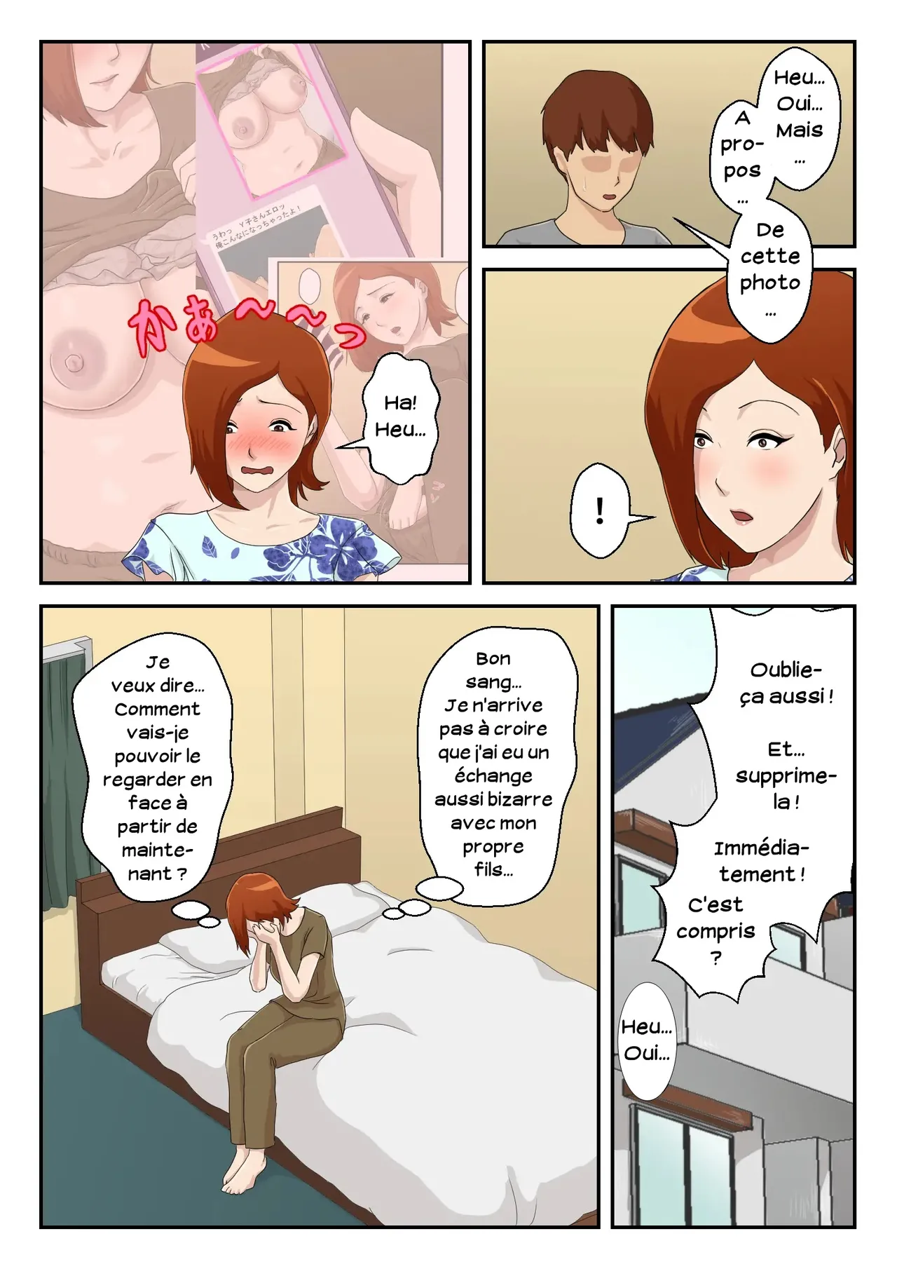 [Kumo no Ito] Matching Appli de Deatta Aite wa Kaa-san deshita | J'ai matché Maman sur mon application de rencontre 01 [French] [Serviteur] image number 11