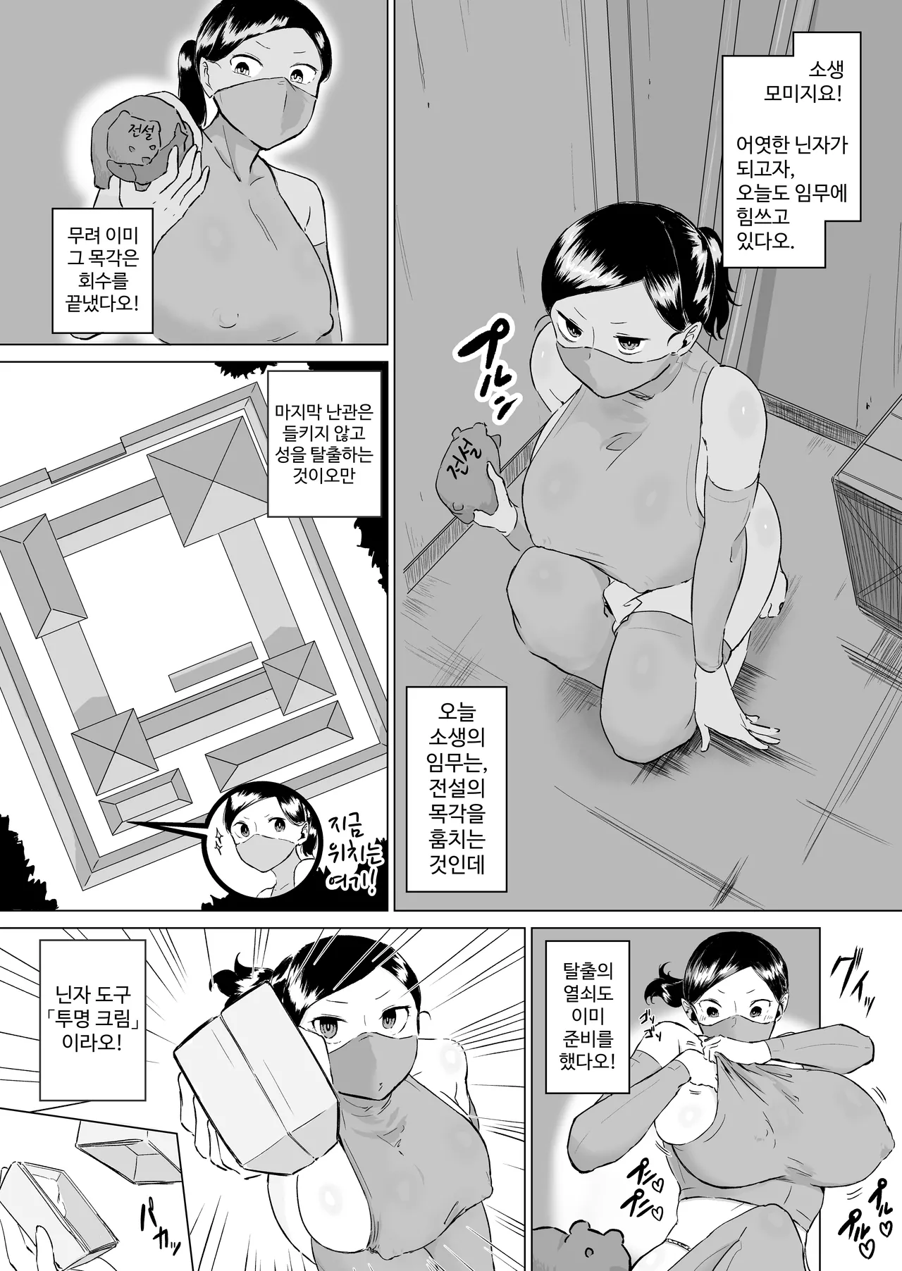 [Fantasy Ninja] Ponkotsu!! Oppai Ninja Momiji ~Kabe Oppai Hen~ | 얼간이!! 가슴 닌자 모미지 ~벽 가슴 편~ [Korean] 이미지 번호 2