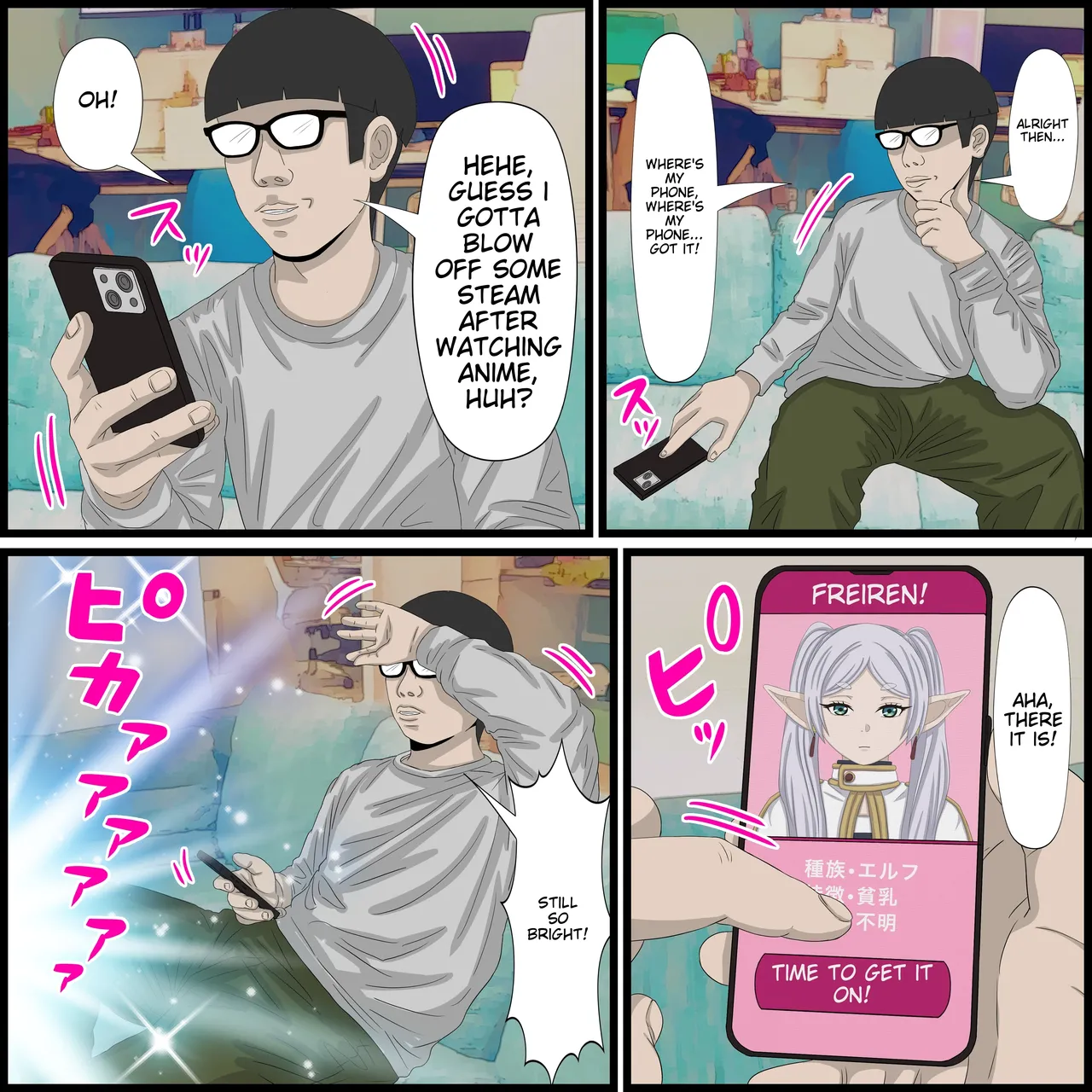 [Banana Style] Anime Chara to Sex Dekiru Appli 9, Frieren Hen (Sousou no Frieren) [English][MTL] image number 3