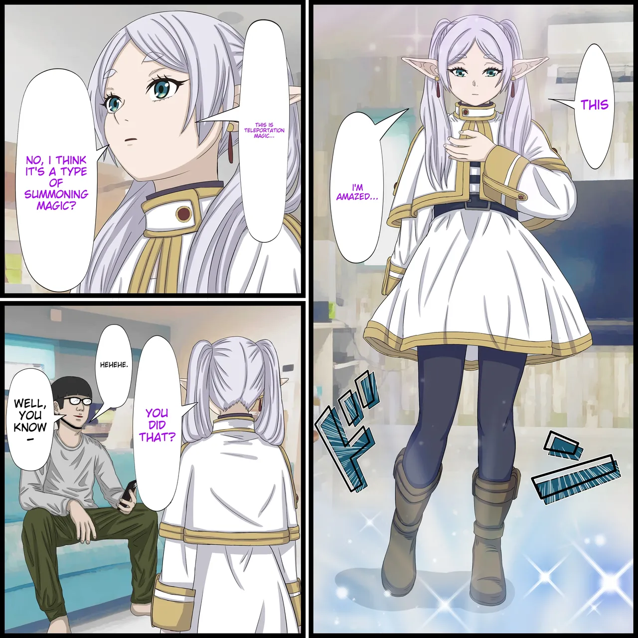 [Banana Style] Anime Chara to Sex Dekiru Appli 9, Frieren Hen (Sousou no Frieren) [English][MTL] image number 4