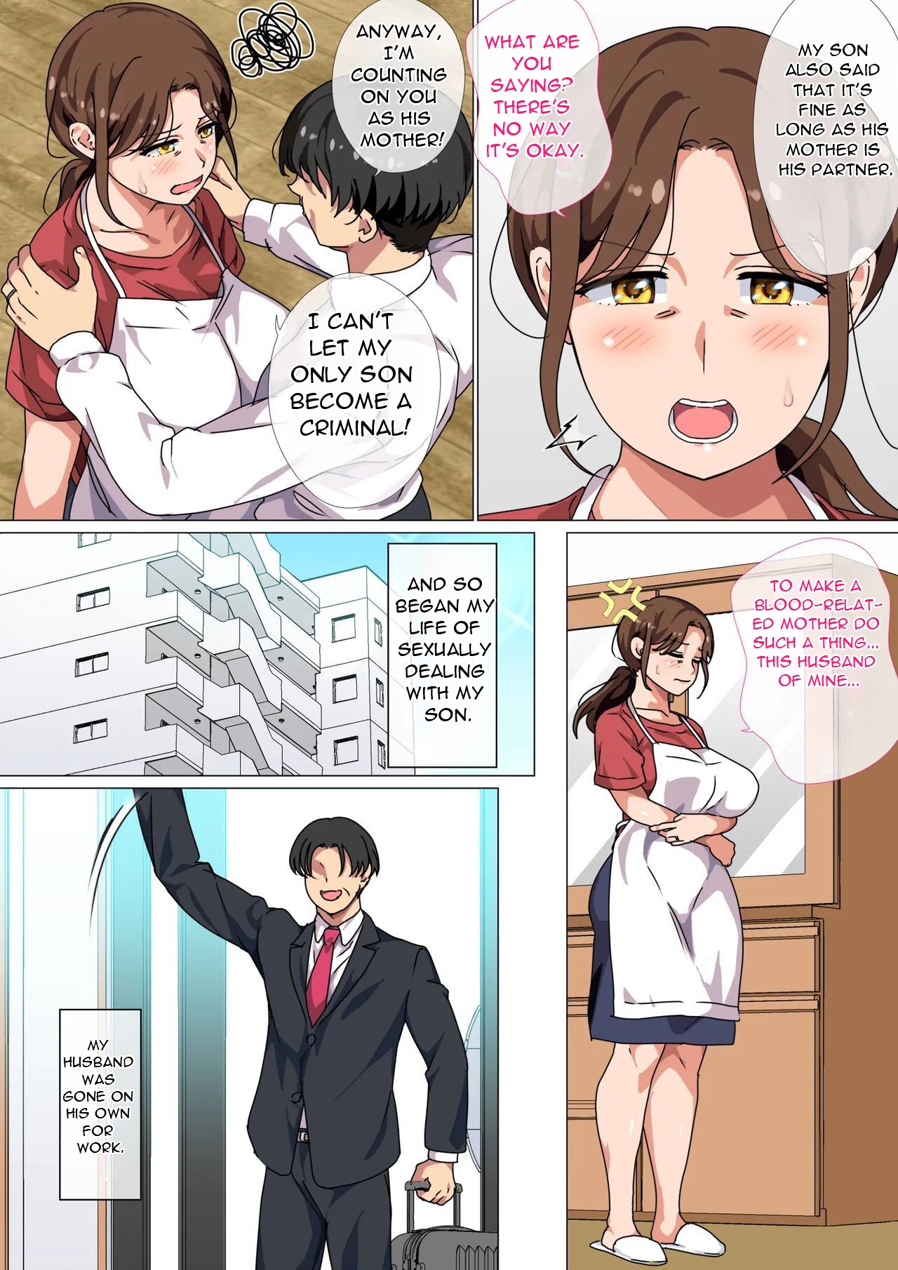 [Circle Spice] Musuko no Tsuyosugiru Seiyoku wo Kaishou Suru no wa Haha no Tsutome desu - It's a Mother's Tuty to Relieve Her Son's Strong Sexual Desire! [English][DarklordMTLs] image number 6