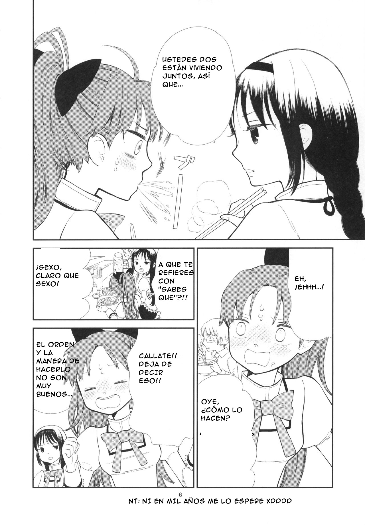 (C91) [Gyakugire Deka (Hakamada Mera)] Kyuutenkai Sugite Shinu kamo (Puella Magi Madoka Magica)SPANISH(Traduccion:CristoferDeLosAndes) изображение № 9