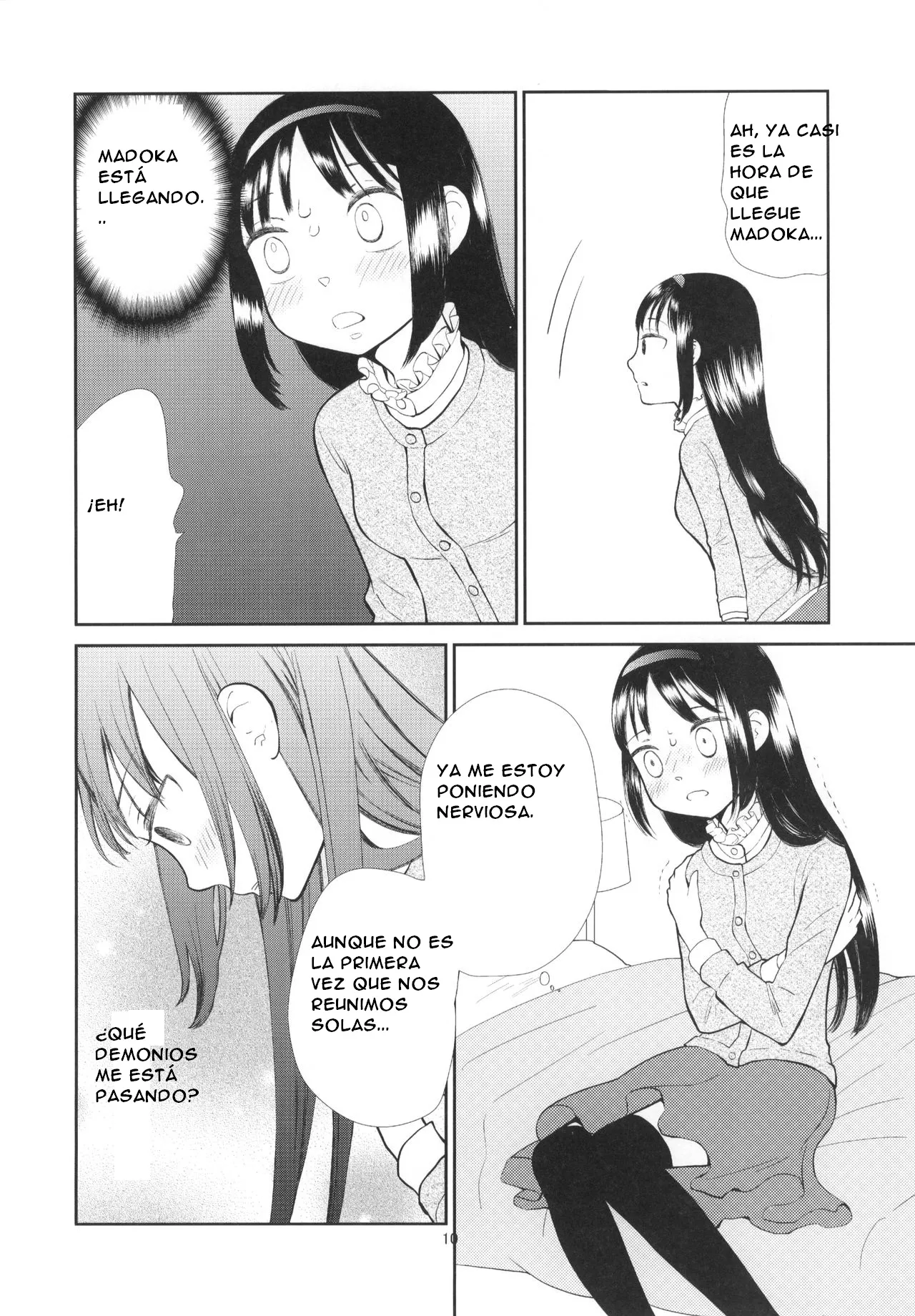 (C91) [Gyakugire Deka (Hakamada Mera)] Kyuutenkai Sugite Shinu kamo (Puella Magi Madoka Magica)SPANISH(Traduccion:CristoferDeLosAndes) изображение № 13