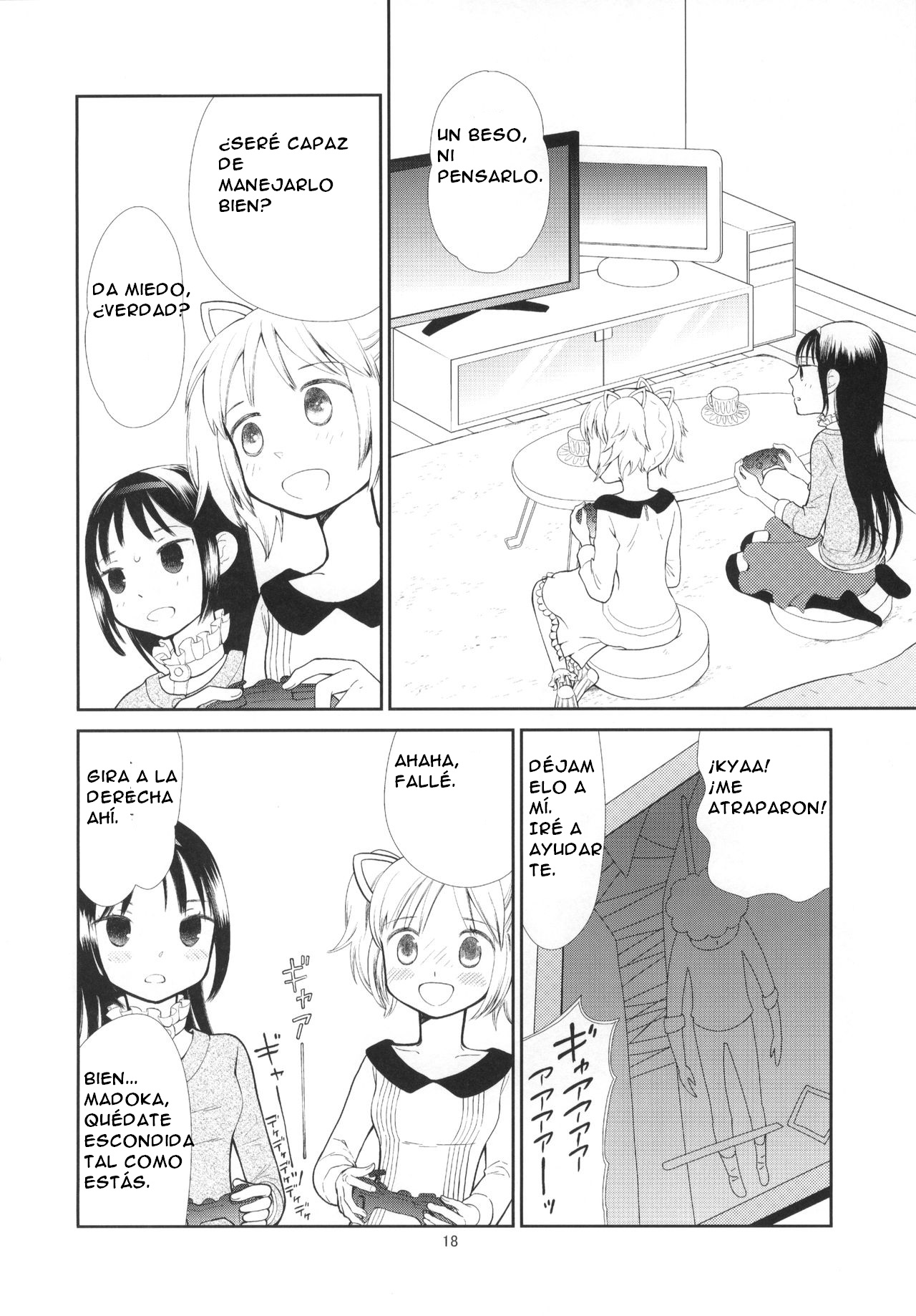 (C91) [Gyakugire Deka (Hakamada Mera)] Kyuutenkai Sugite Shinu kamo (Puella Magi Madoka Magica)SPANISH(Traduccion:CristoferDeLosAndes) изображение № 22