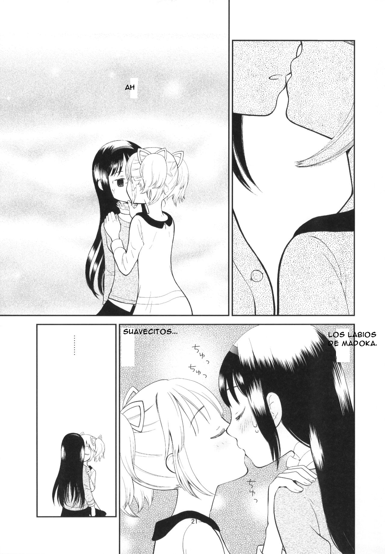 (C91) [Gyakugire Deka (Hakamada Mera)] Kyuutenkai Sugite Shinu kamo (Puella Magi Madoka Magica)SPANISH(Traduccion:CristoferDeLosAndes) изображение № 25