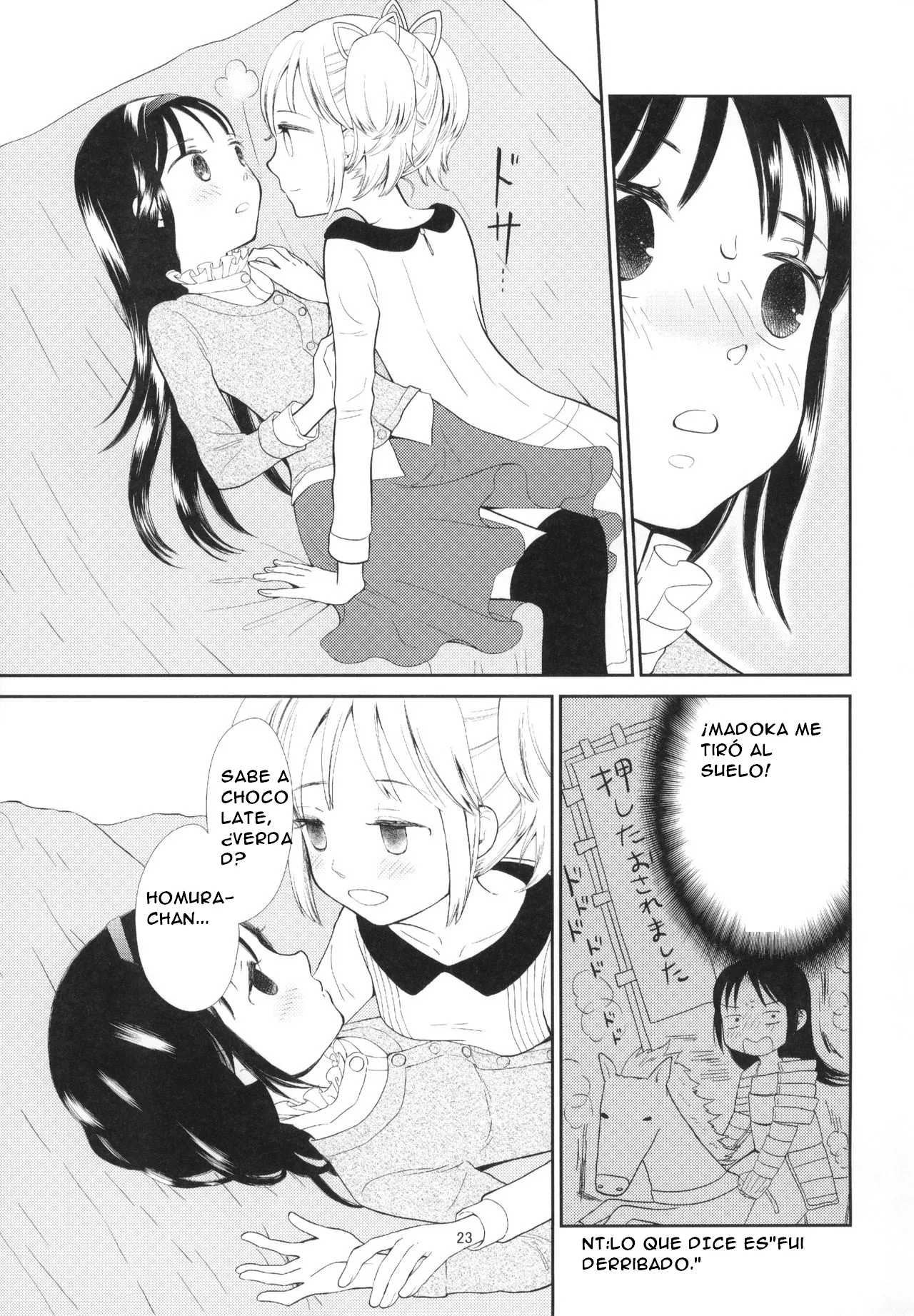 (C91) [Gyakugire Deka (Hakamada Mera)] Kyuutenkai Sugite Shinu kamo (Puella Magi Madoka Magica)SPANISH(Traduccion:CristoferDeLosAndes) изображение № 27