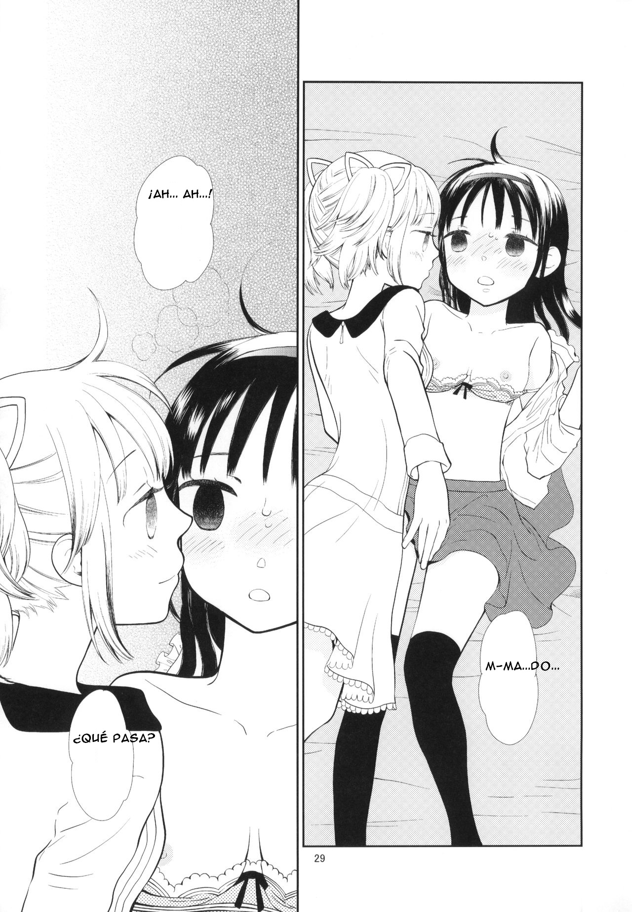 (C91) [Gyakugire Deka (Hakamada Mera)] Kyuutenkai Sugite Shinu kamo (Puella Magi Madoka Magica)SPANISH(Traduccion:CristoferDeLosAndes) изображение № 33