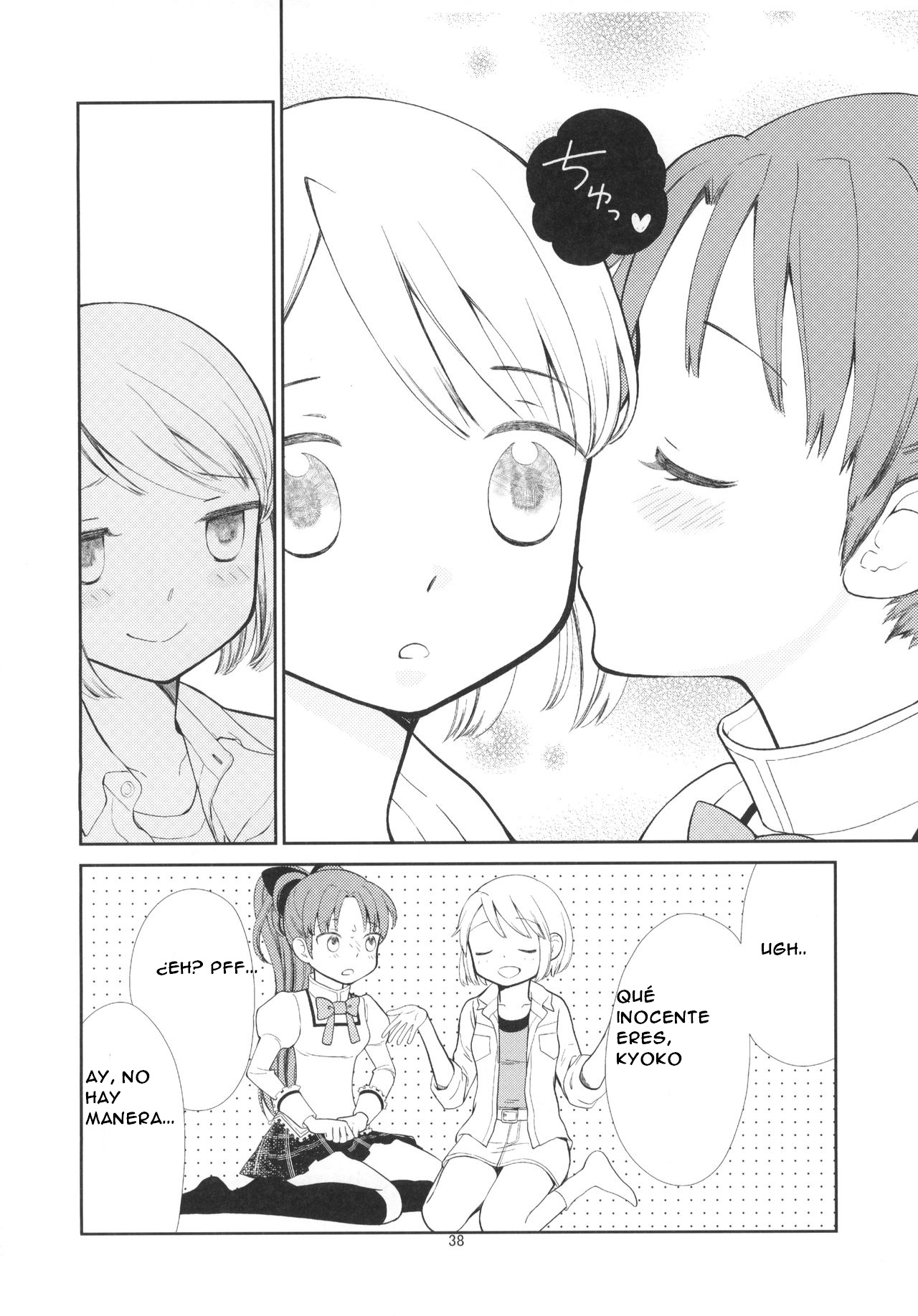 (C91) [Gyakugire Deka (Hakamada Mera)] Kyuutenkai Sugite Shinu kamo (Puella Magi Madoka Magica)SPANISH(Traduccion:CristoferDeLosAndes) изображение № 41