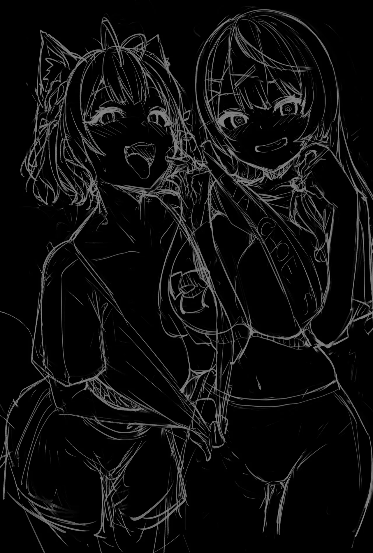 [Hitsuji Kikaku (Muneshiro)] Osucollab 3 (Hakui Koyori Sakamata Chloe) [English] [Digital+Fix] image number 2