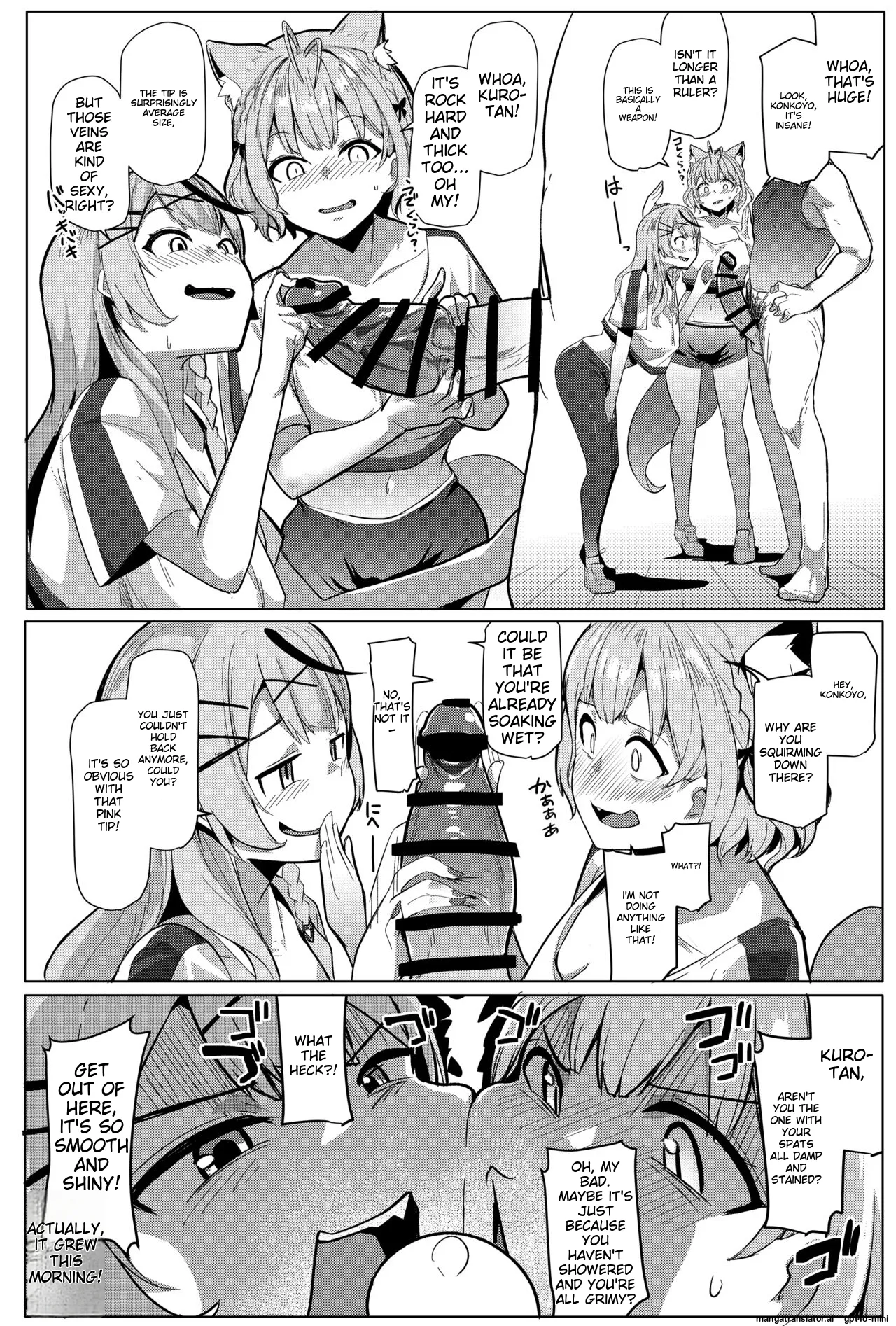 [Hitsuji Kikaku (Muneshiro)] Osucollab 3 (Hakui Koyori Sakamata Chloe) [English] [Digital+Fix] image number 6