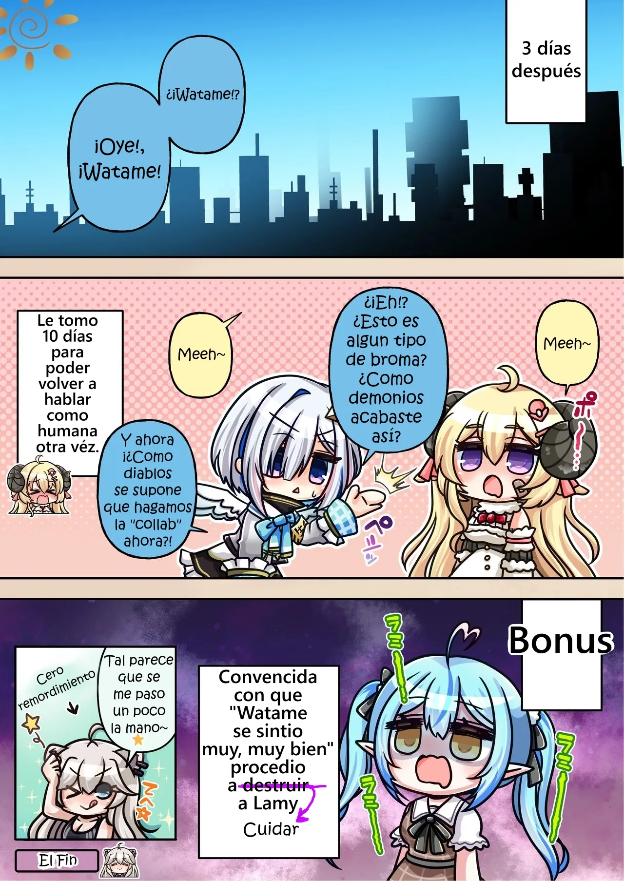 [Minominiya (Minomini)] Futashishi x Wata ♥Lion no Aijou Hyougen Hen♥ | Futashishi x Wata ♥La Expresión de Amor de Lalion♥ (Shishiro Botan, Tsunomaki Watame) [English] [Rabu&Desu translations] [Spanish] [PorLaCultura] numero di immagine  33