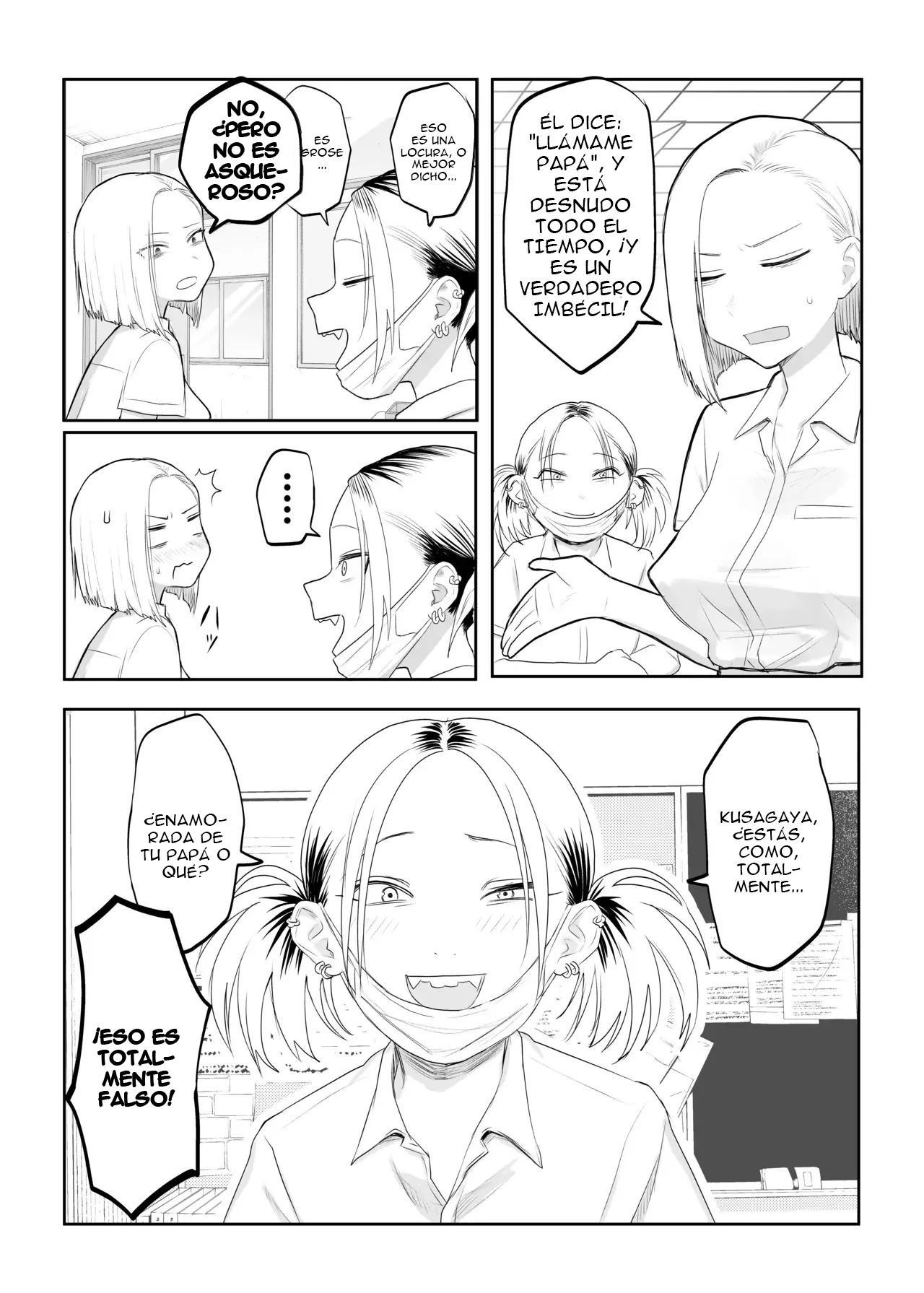 [Komaneko Jinja (Komaneko)] Tsundere Fathercon Kusagaya-san | Kusagaya-san, La Tsundere con Complejo de Padre {Spanish} {EbisuTraslade - Winder} 图片编号 4