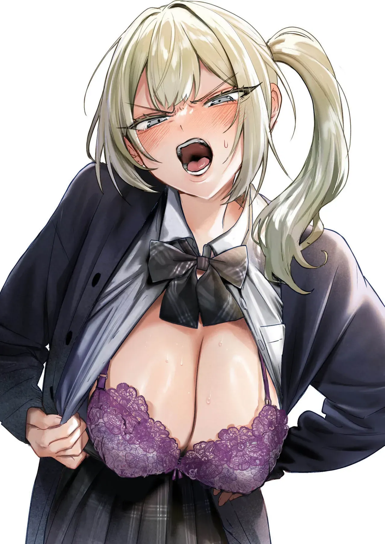 [Gakugakuya-san (Kutsukake)] Ryou Kataoomoi ga Minoranai Gal-san wa Iramura Chikunii ga Tomaranai！[Chinese] [ai个人汉化] numero di immagine  2