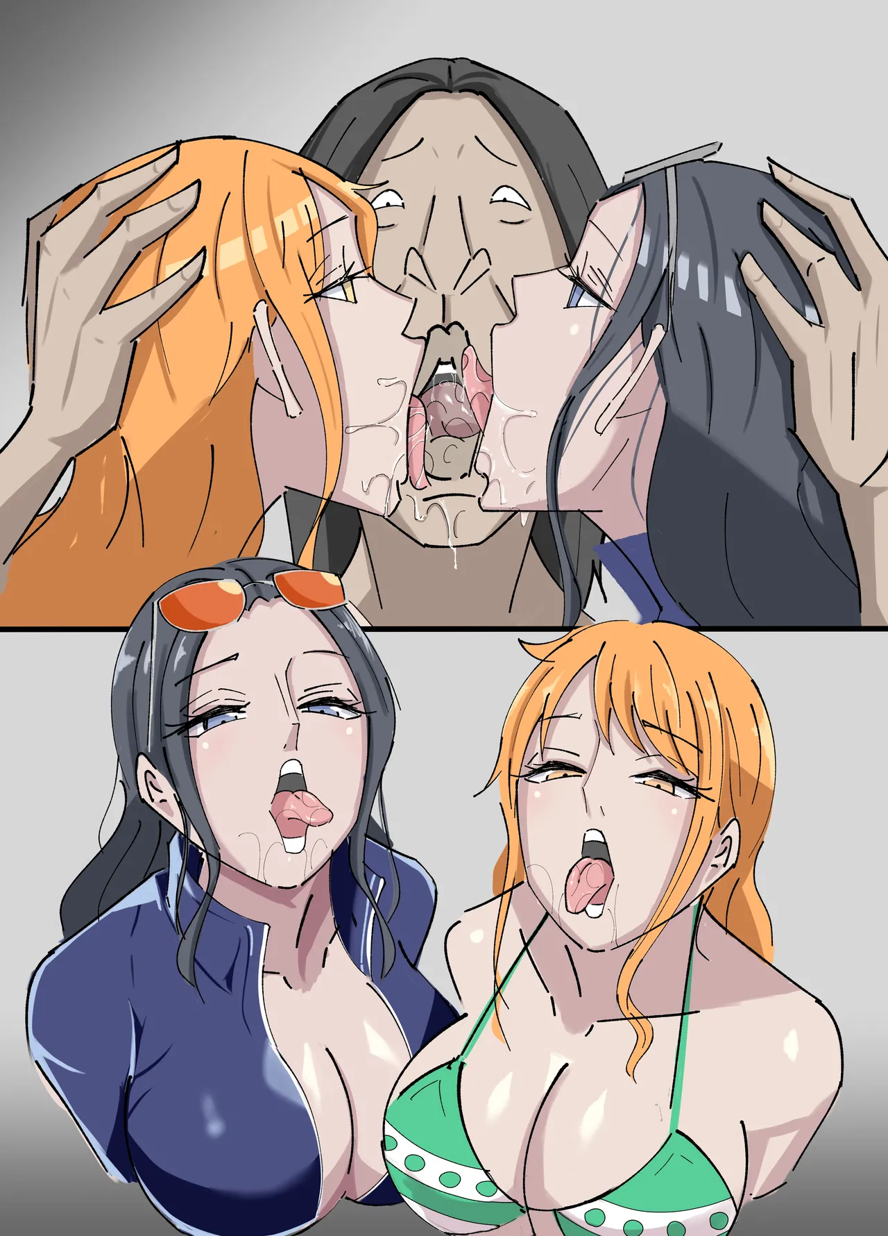 [絵描き外国人] ワンピ×無敵キモ男① 图片编号 47