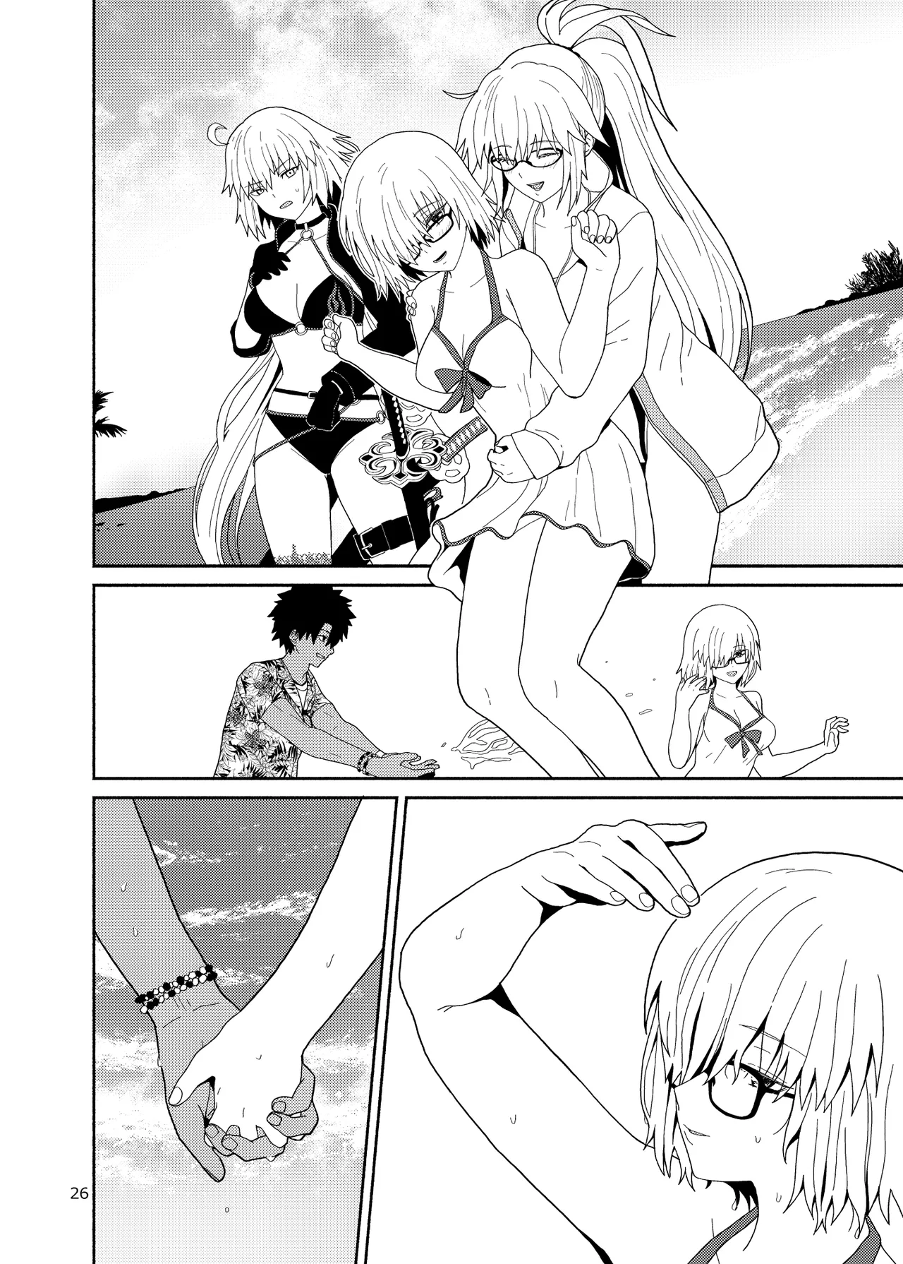 [Tsukinami Days (Kiya Hajime)] Watashi to Senpai no Ohanashi - Love this one second, one moment. I'm also here the world with you. | 我和前辈的故事(Fate/Grand Order) [Chinese] [甜族星人X茄某人个人汉化] [Digital] image number 27