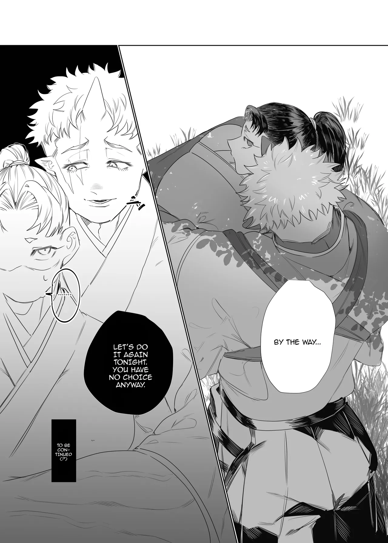 [Bonnou no Tamatebako (Nuchitsu Nanako)] Onnanoko no Momotarou to Deka Tsuyo Oni-san | Female Momotaro And The Huge, Strong Demon [English] {Doujins.com} изображение № 34