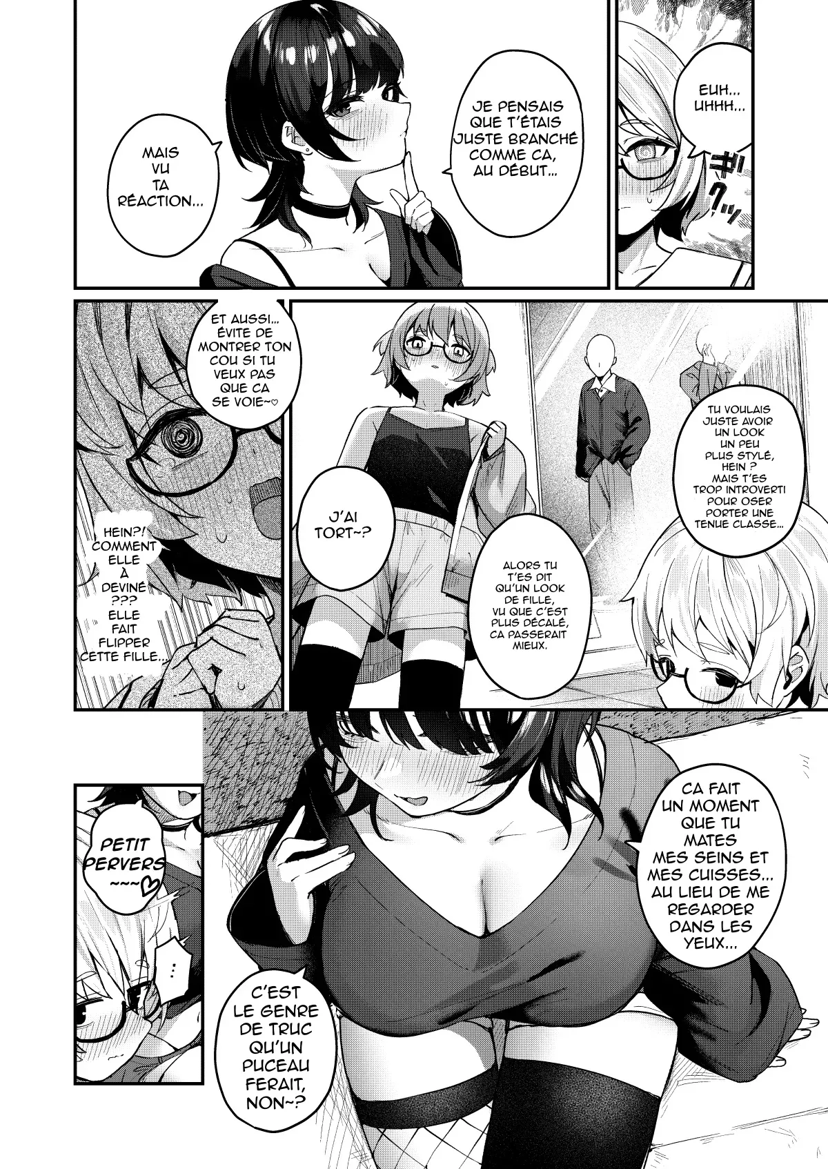 [Menbow Federation (Menbow)] Boku no Kimochi o Mote Asobu Doutei Kari Onee-san ni Shiboraremakuru Hanashi | Une chasseuse de puceaux m’a séduit et vidé sans pitié [French] [Shiru10] [Digital] imagen número 6