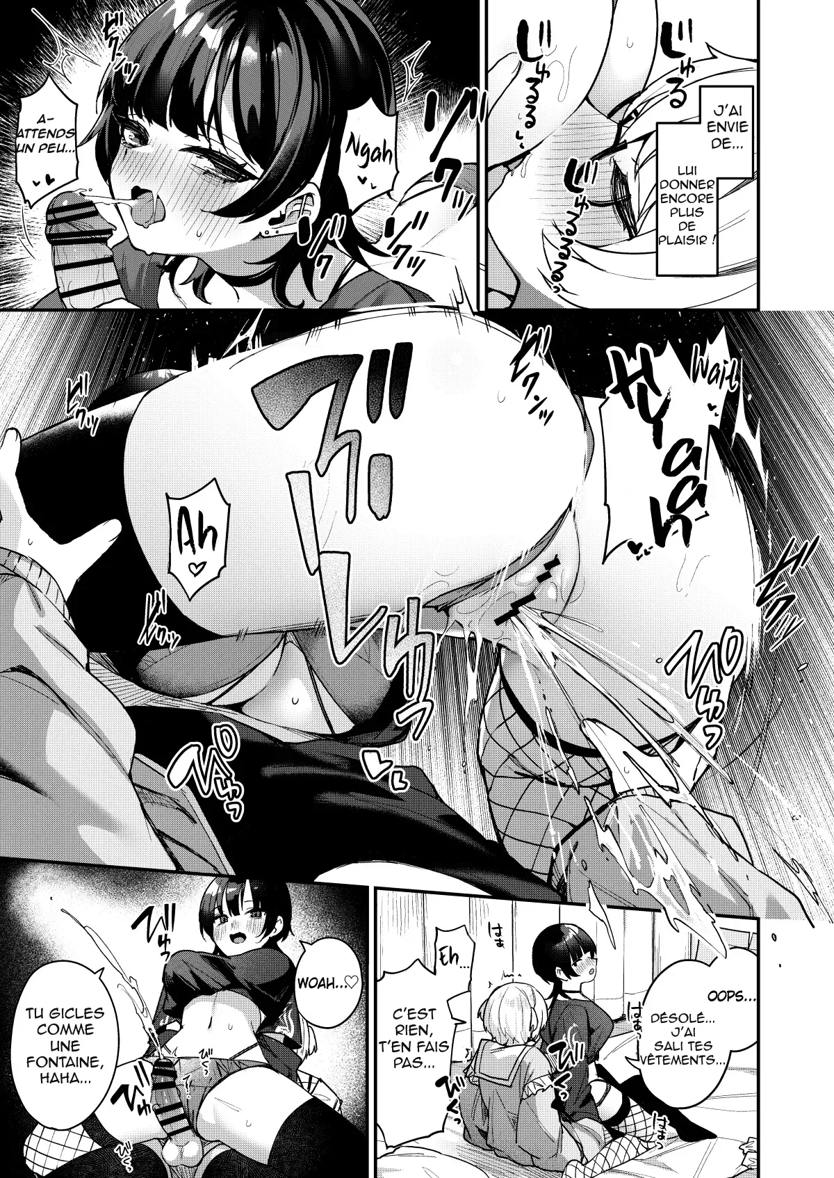 [Menbow Federation (Menbow)] Boku no Kimochi o Mote Asobu Doutei Kari Onee-san ni Shiboraremakuru Hanashi | Une chasseuse de puceaux m’a séduit et vidé sans pitié [French] [Shiru10] [Digital] imagen número 17