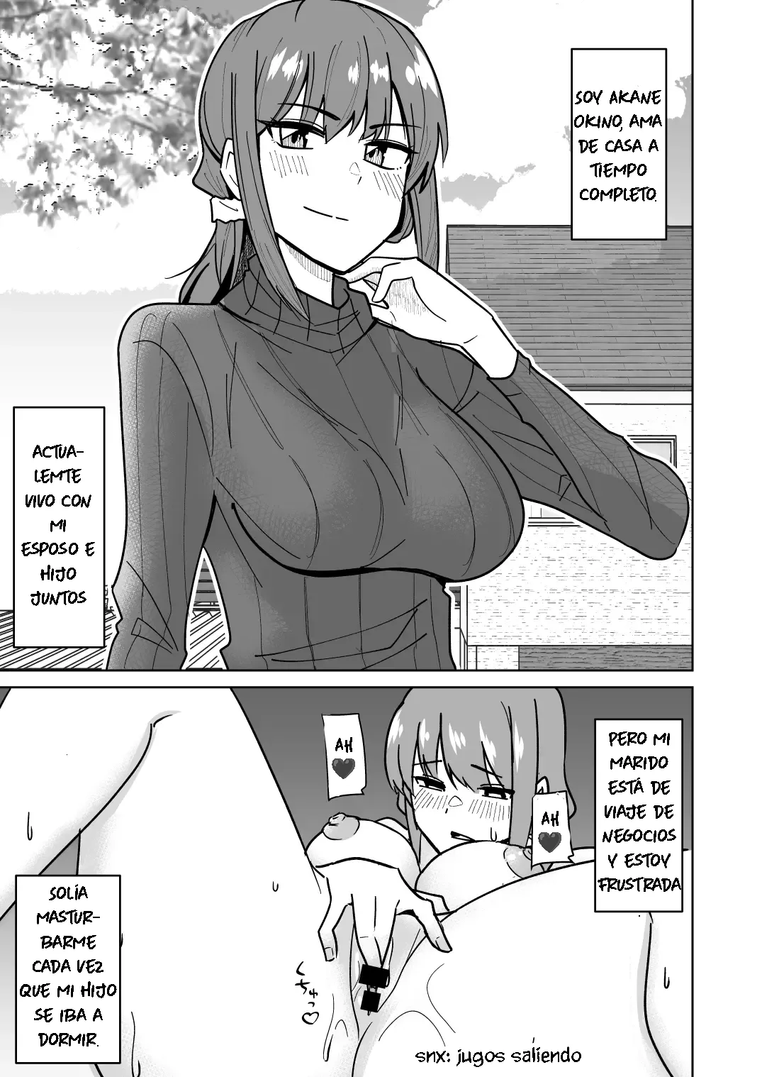 [Shikibuton Cover] Tomodachi no Hahaoya o Honki de Netoru Hanashi | Historia de Cómo Tuve Sexo con la Madre de mi Amigo [Spanish] [La Legión Fantasma] 2eme image