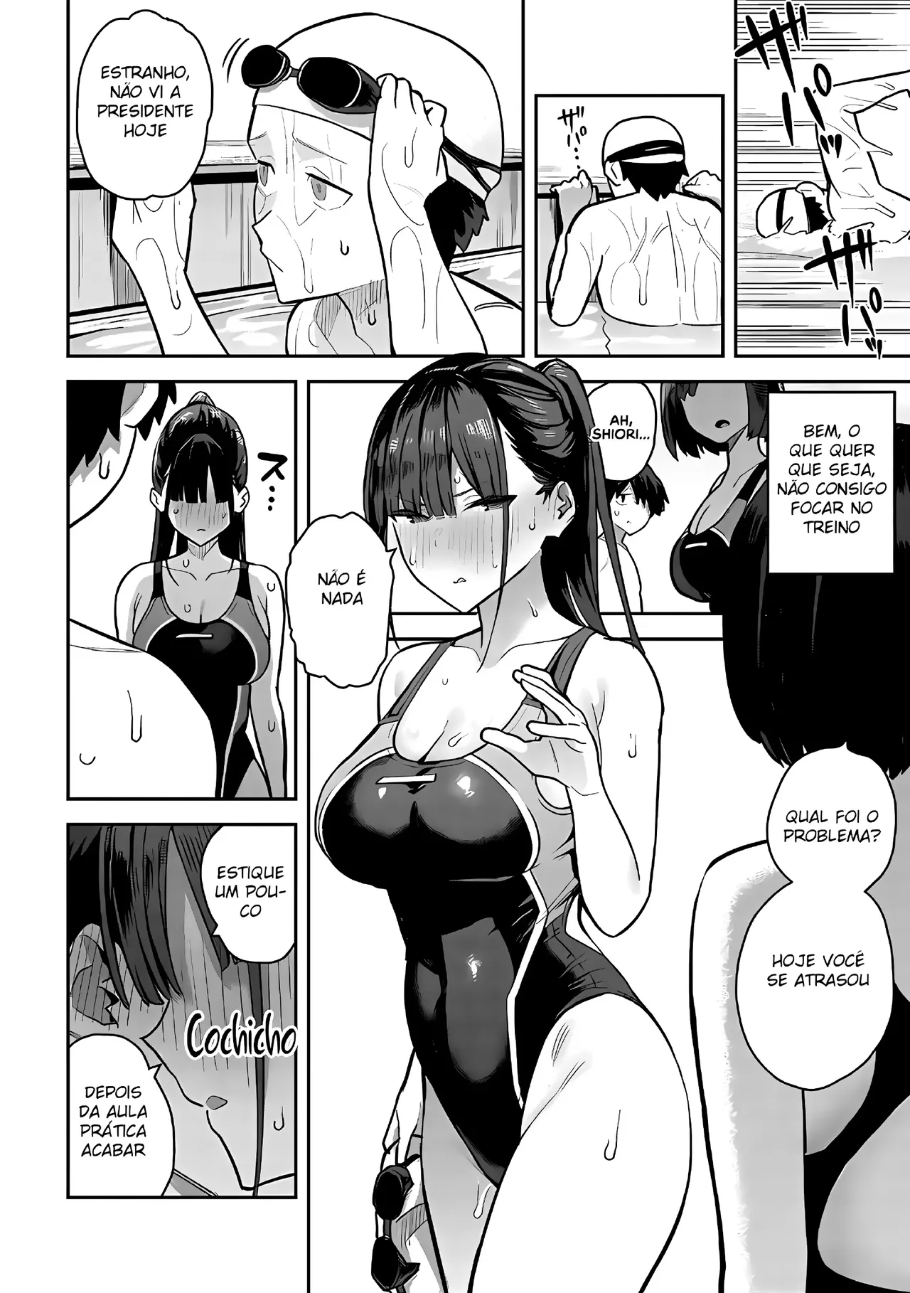 [Enokido] Kyouei Senpai ni Nuite morau | A presidente do clube de natação me fez gozar (COMIC Anthurium 2022-09) [Portuguese-BR] [Decensored] [Digital] image number 19