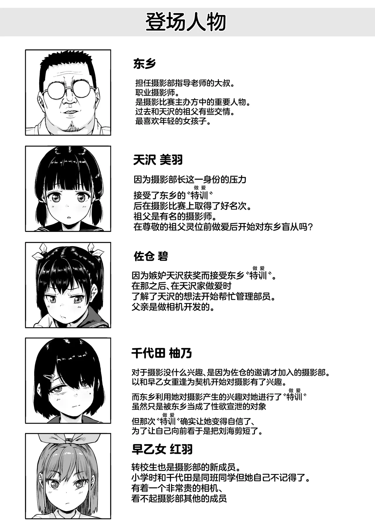 [Circle Mizusane (Mizusane)] Joshi Shashin-bu to Oji-san Shidouin 5 [Chinese] 图片编号 3