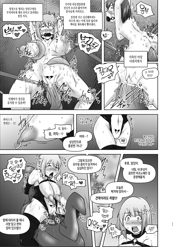 (C91) [FONETRASON (Ryutou)] Raygis Valicess Elsain "Hajigyaku no Reigokutou Kouhen" | 황순전희 엘세인 치학의 노예섬 후편 [Korean] изображение № 10