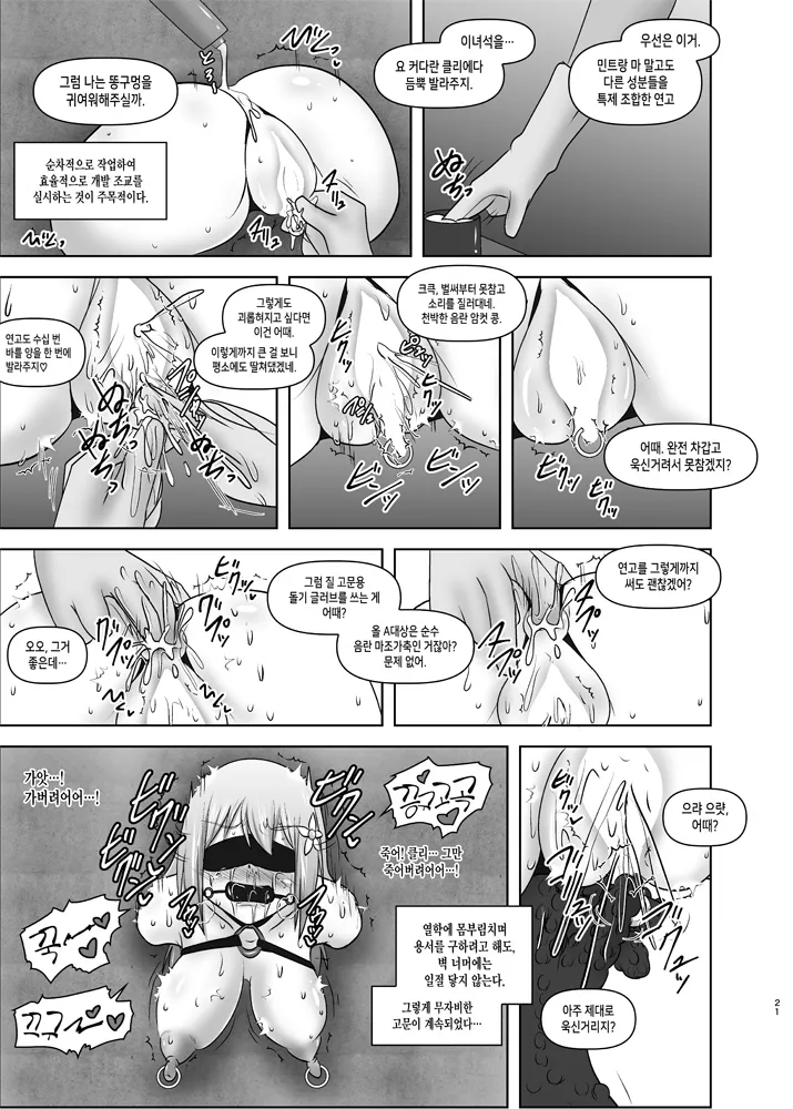 (C91) [FONETRASON (Ryutou)] Raygis Valicess Elsain "Hajigyaku no Reigokutou Kouhen" | 황순전희 엘세인 치학의 노예섬 후편 [Korean] изображение № 20