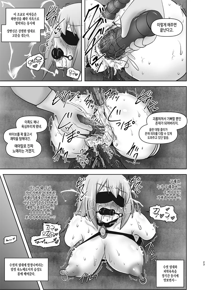 (C91) [FONETRASON (Ryutou)] Raygis Valicess Elsain "Hajigyaku no Reigokutou Kouhen" | 황순전희 엘세인 치학의 노예섬 후편 [Korean] изображение № 22