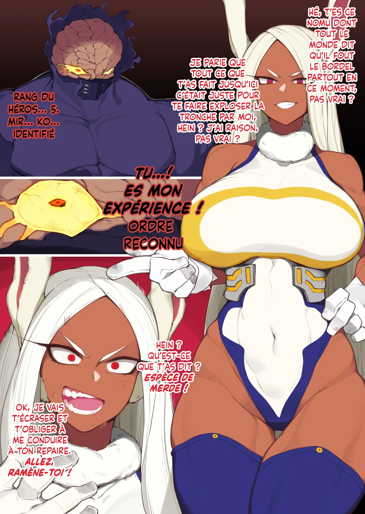 [Yanje] Mirko Perd Contre un Nomu et se Fait Défoncer par une Bite Gigantesque (My Hero Academia) [French] [L'Aile-ou-la-Cuisse-Trad] 2eme image