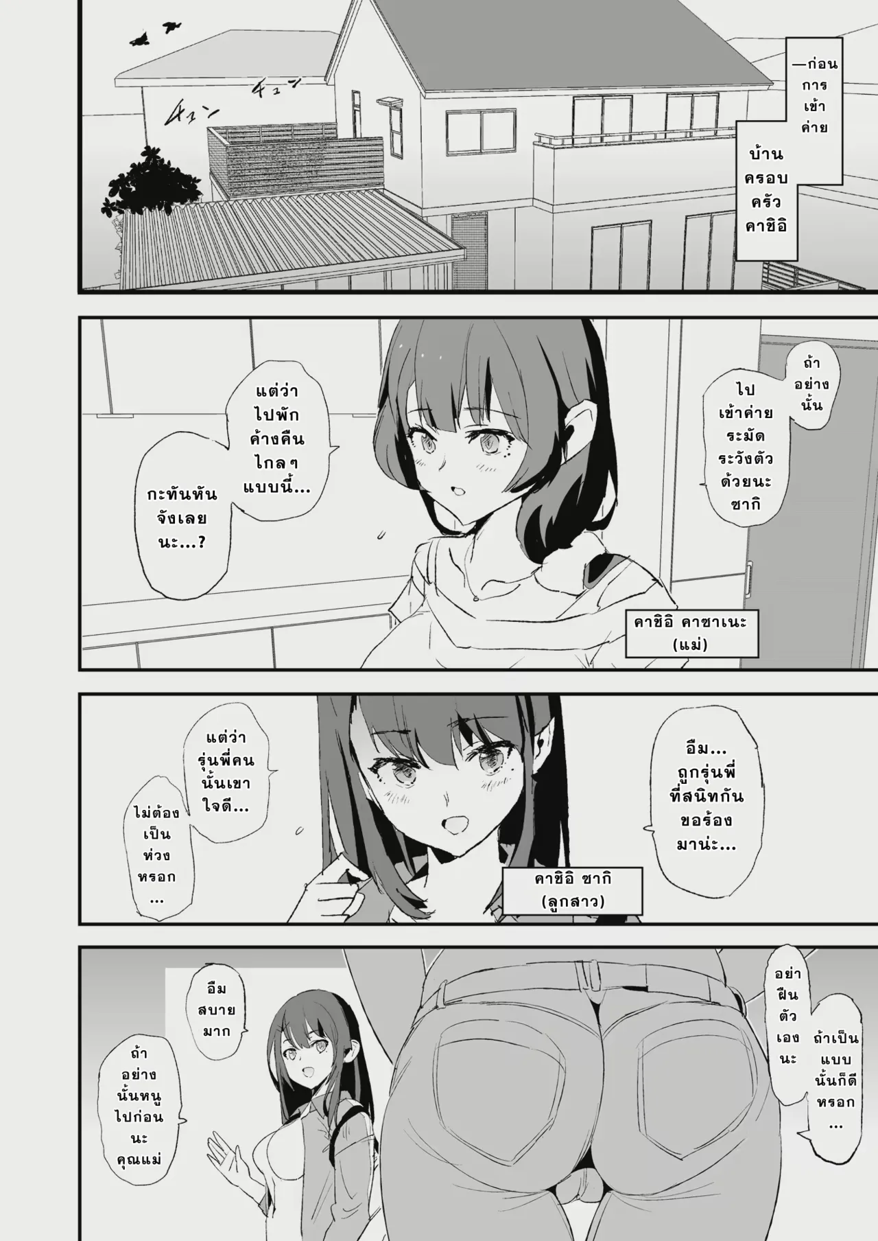 [Yami ni Ugomeku (Dokurosan)] Musume no Tsugi wa Mama Onaho - Onaho Gasshuku #2 [Thai ภาษาไทย] [Decensored] [Digital] image number 3