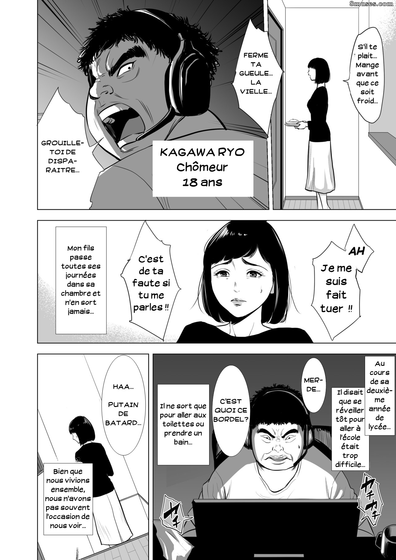 [Tamagou] Haha no Tsutome ~Hikikomori Musuko no Seishori Dougu~ | Mère sans effort [French] [Serviteur] 이미지 번호 3