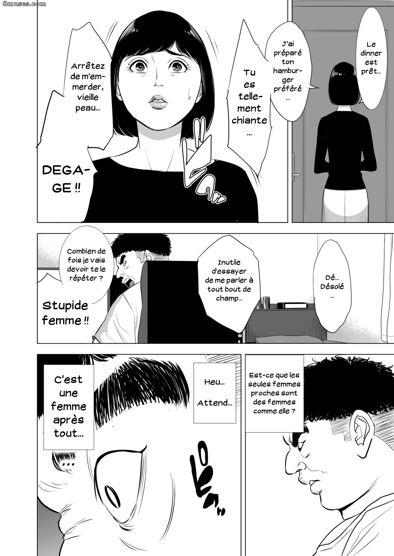 [Tamagou] Haha no Tsutome ~Hikikomori Musuko no Seishori Dougu~ | Mère sans effort [French] [Serviteur] 이미지 번호 9