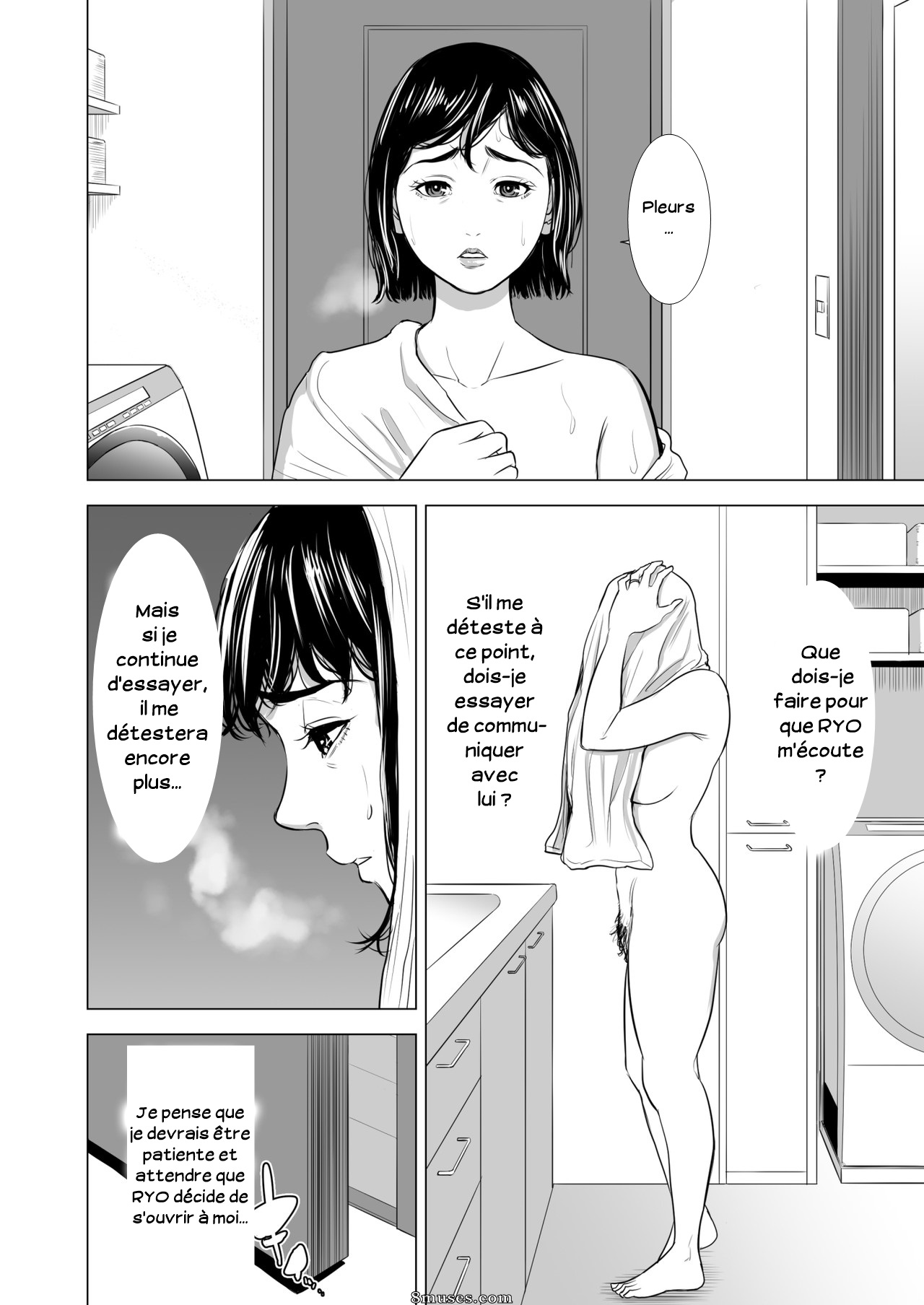 [Tamagou] Haha no Tsutome ~Hikikomori Musuko no Seishori Dougu~ | Mère sans effort [French] [Serviteur] 이미지 번호 11