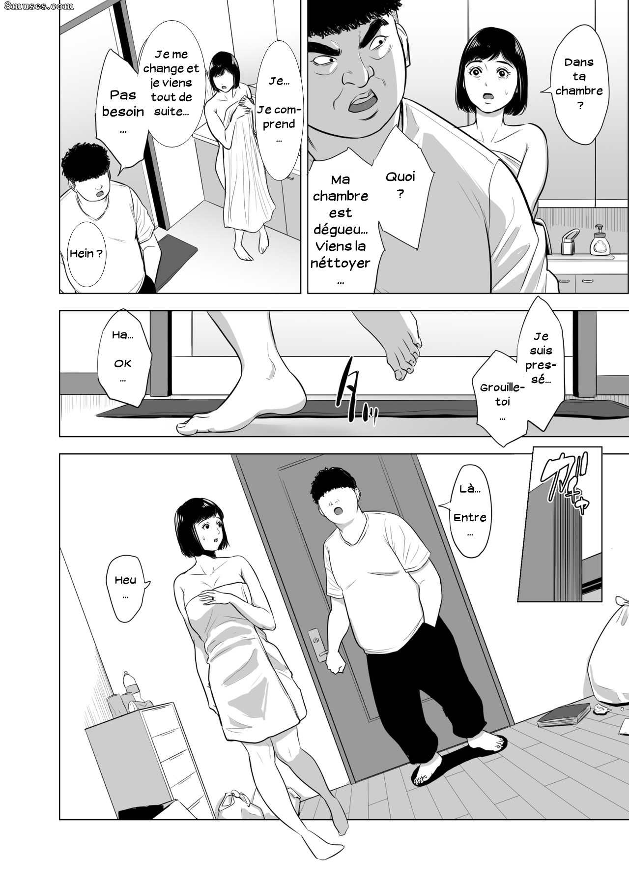 [Tamagou] Haha no Tsutome ~Hikikomori Musuko no Seishori Dougu~ | Mère sans effort [French] [Serviteur] 이미지 번호 13