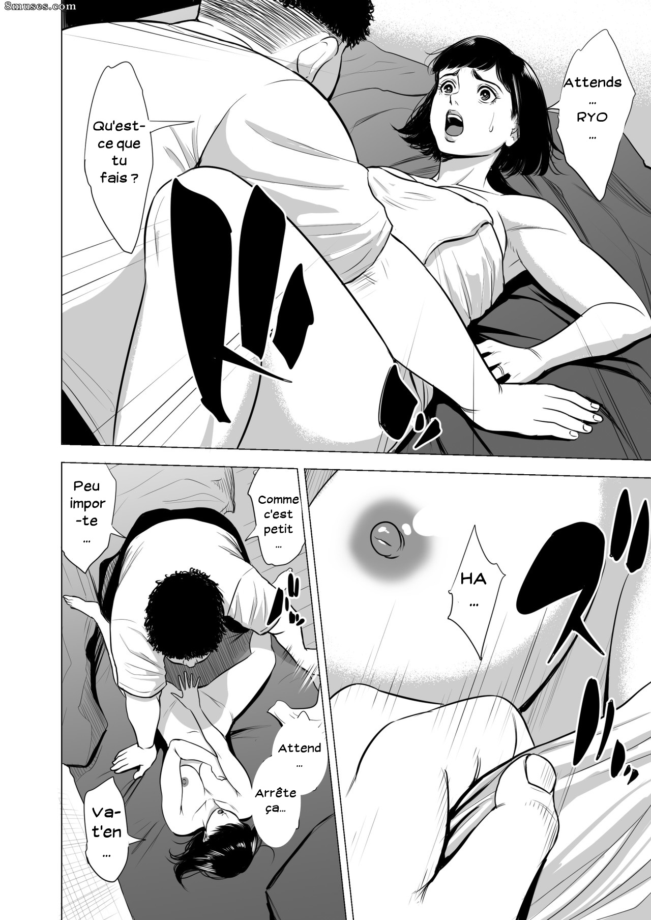 [Tamagou] Haha no Tsutome ~Hikikomori Musuko no Seishori Dougu~ | Mère sans effort [French] [Serviteur] 이미지 번호 15