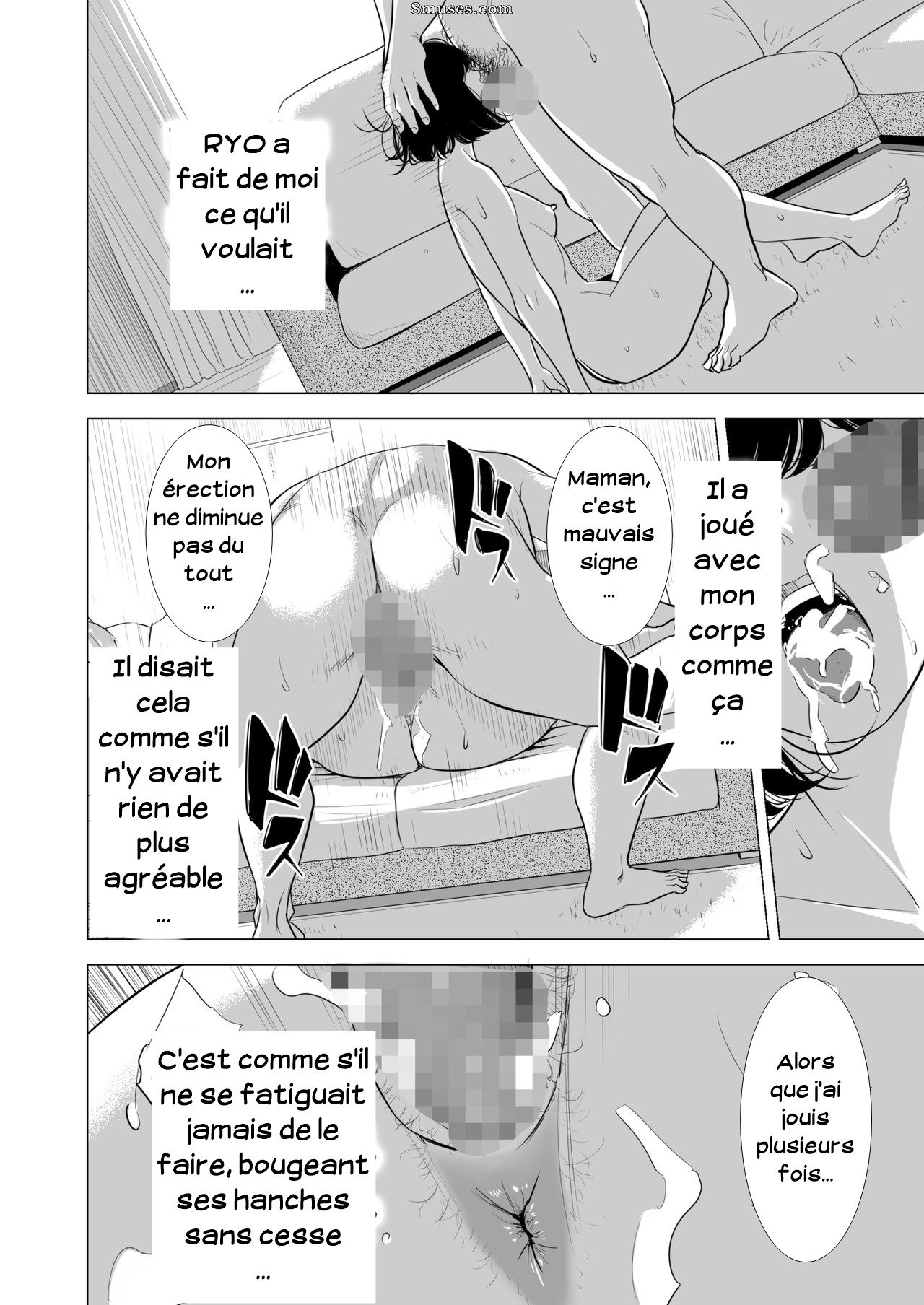 [Tamagou] Haha no Tsutome ~Hikikomori Musuko no Seishori Dougu~ | Mère sans effort [French] [Serviteur] 이미지 번호 39