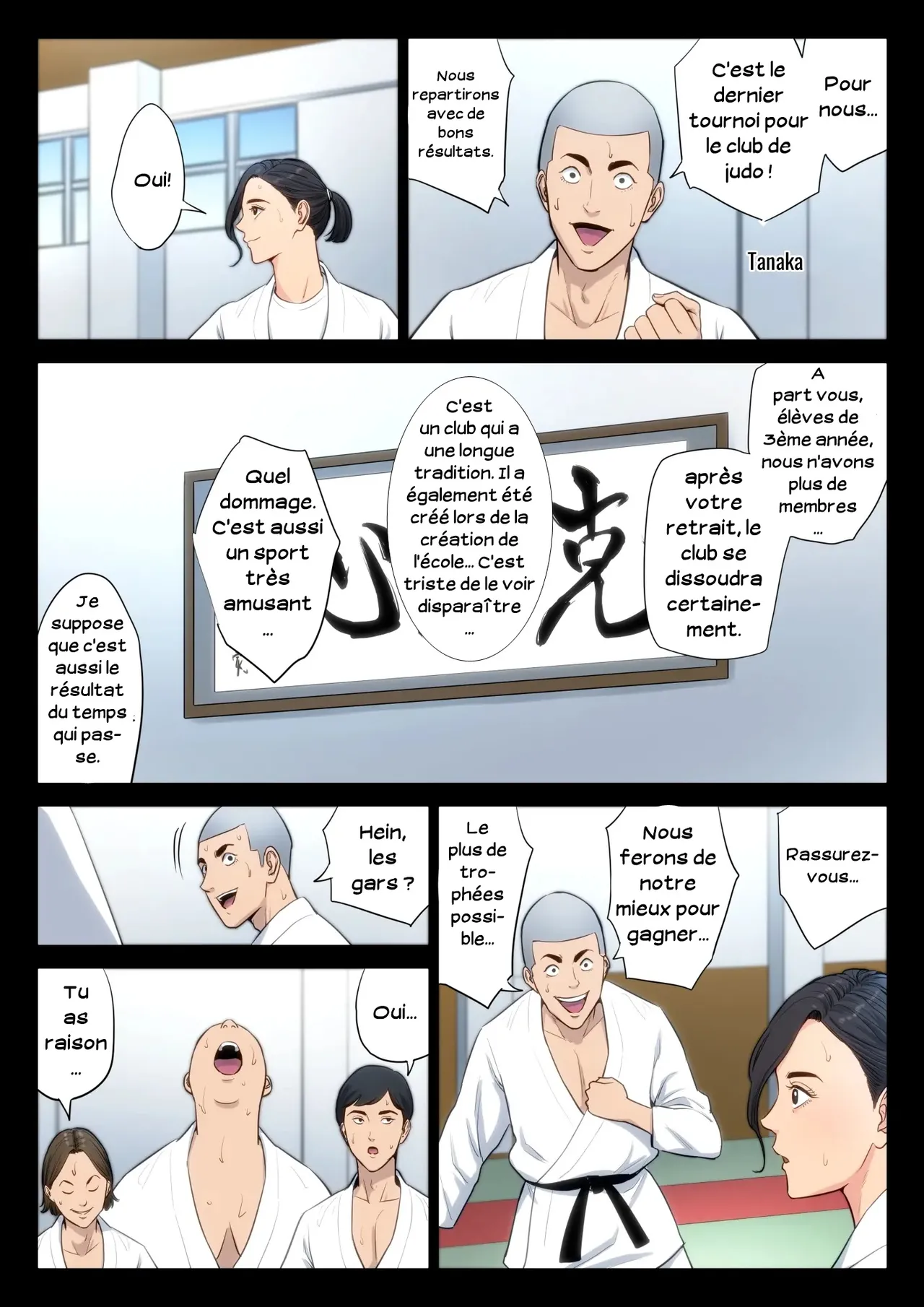 [Tamagou] Juudoubu Komon no Onna Kyoushi ga Tsumihoroboshi no Tame ni Buin-tachi ni Mawasareru Hanashi. | Une enseignante coach du club de judo se donne aux membres du club pour expier sa faute [French] [Serviteur] 图片编号 4