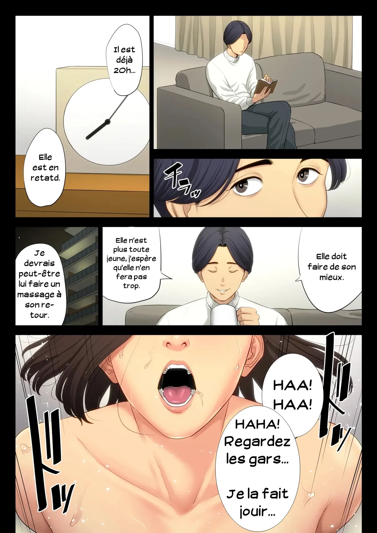 [Tamagou] Juudoubu Komon no Onna Kyoushi ga Tsumihoroboshi no Tame ni Buin-tachi ni Mawasareru Hanashi. | Une enseignante coach du club de judo se donne aux membres du club pour expier sa faute [French] [Serviteur] 图片编号 53