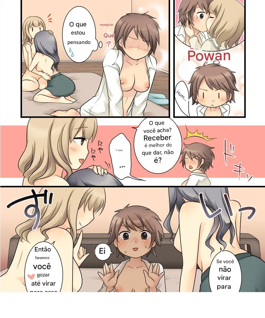 [Amuai Okashi Seisakusho (Amuai, Kuratsuka Riko)] Leskko ni Otoko no Yosa o Oshieyou to Shitara Nyotaika Choukyou Sareta Ore [Portuguese-BR] Bildnummer 19