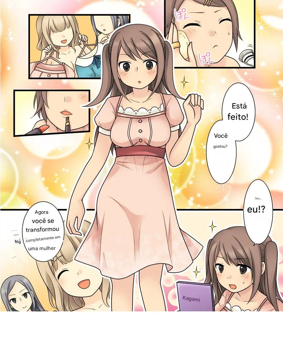 [Amuai Okashi Seisakusho (Amuai, Kuratsuka Riko)] Leskko ni Otoko no Yosa o Oshieyou to Shitara Nyotaika Choukyou Sareta Ore [Portuguese-BR] Bildnummer 32