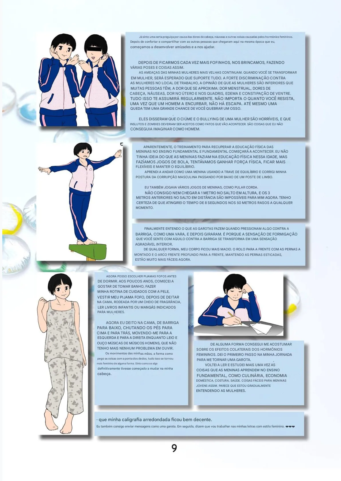 Yukko no Fushigi na Heya (Tsukiyomin, Tsukiyono Marron)] SEX CHANGE DIARY image number 9