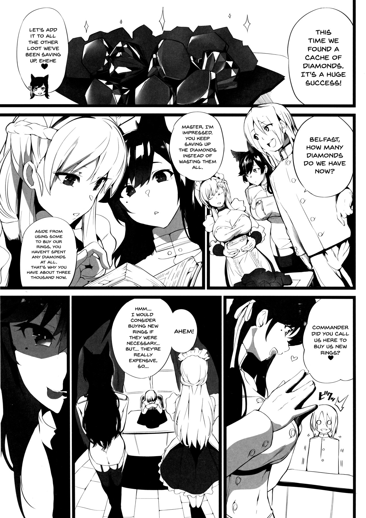 (C94) [Armadillo (Renji)] Mukakin Shirei ni Yubiwa o Kawaseru Saigo no Houhou 3 | The Last Way to Make Your F2P Commander Buy You a Ring 3 (Azur Lane) [English] {Doujins.com} 이미지 번호 2