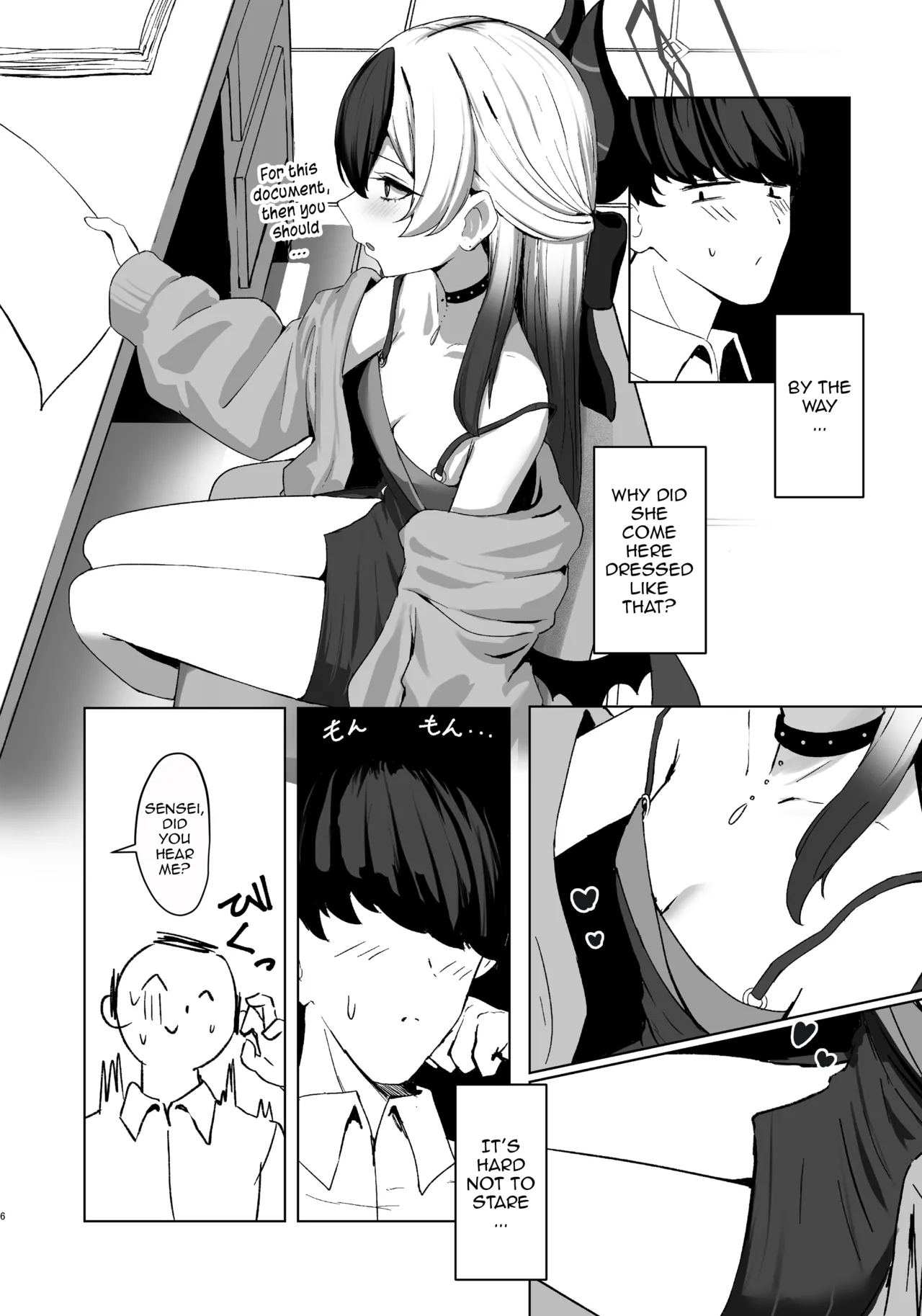 [NikomiC Ramen (Nichijou)] Oni no Sasoi | Devil's Temptation (Blue Archive) [English] [DeppoTL] [Digital] numero di immagine  5