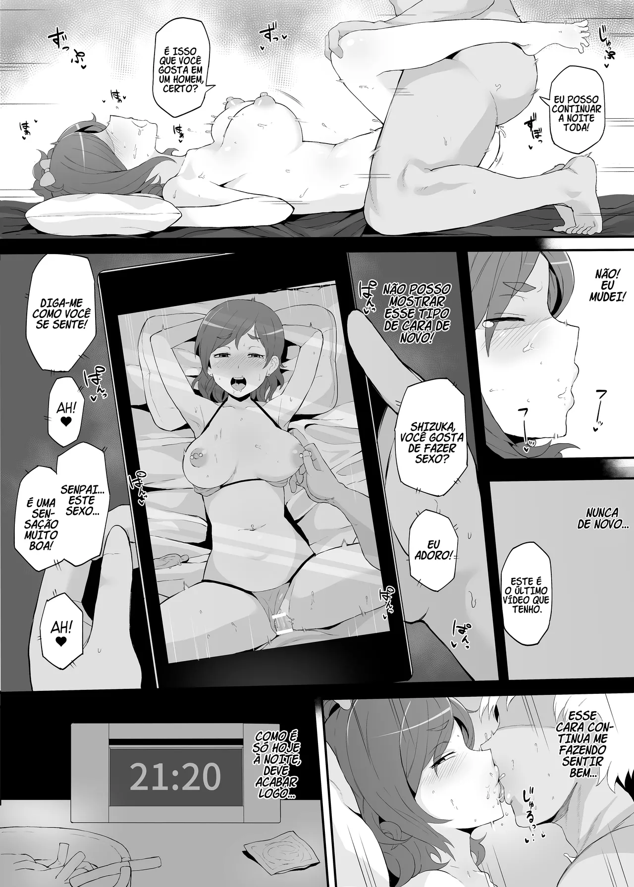 [Doushia (Terasu MC)] Netorare Ibe Kiba Shizuka | O Netorare de Kiba Shizuka (Jikkyou Powerful Pro Yakyuu) [Portuguese-BR] [Luca-San] [Digital] 图片编号 13