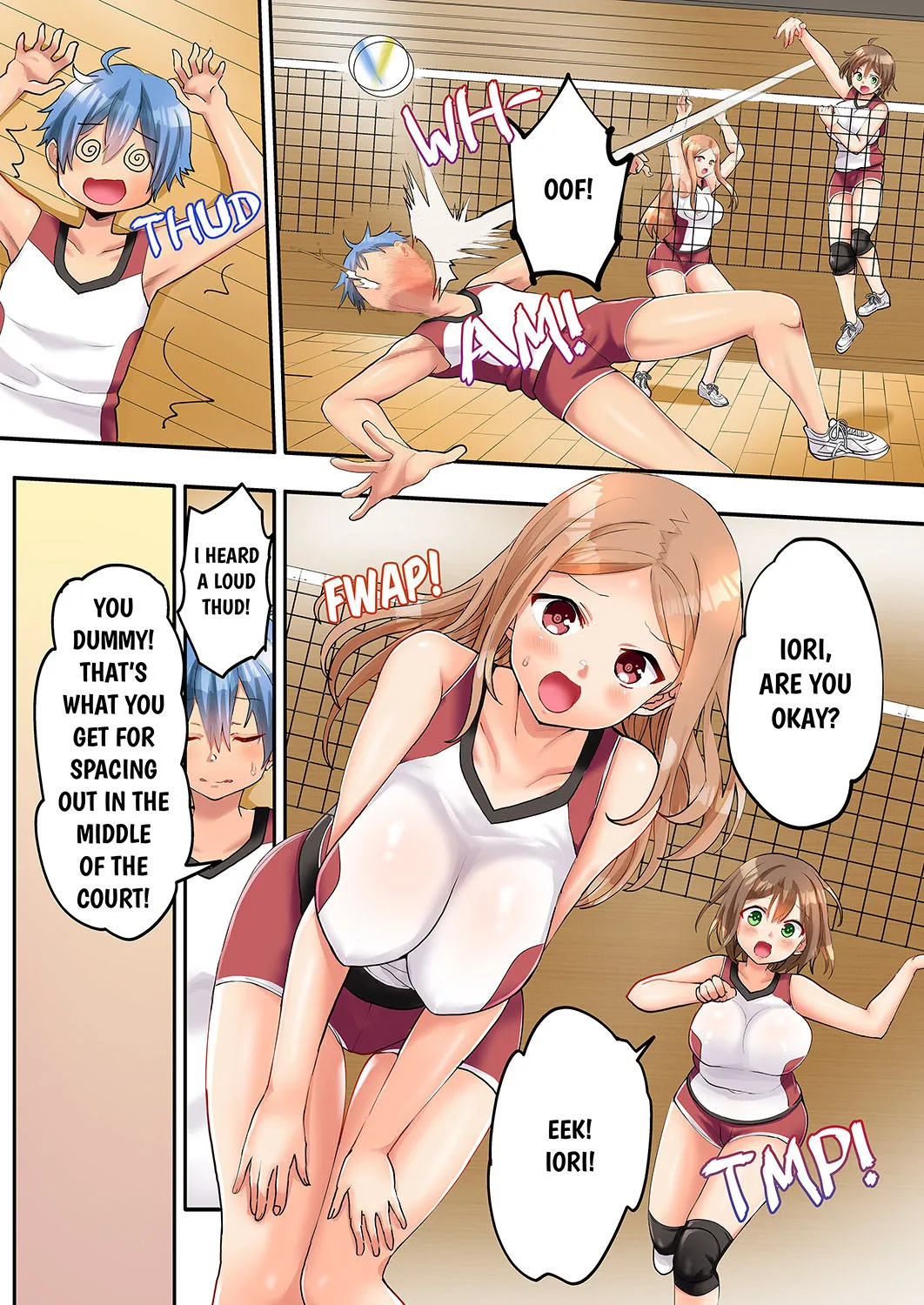 [Kazutaro] Hitozuma Volley-bu no Asedaku SEX ~Shower Abinagara Mitchaku Shichau? 5-6 | Married Women's Volleyball Club Sweaty Sex - We're Being Glued Together While Taking A Shower? 5-6 [English] 图片编号 8