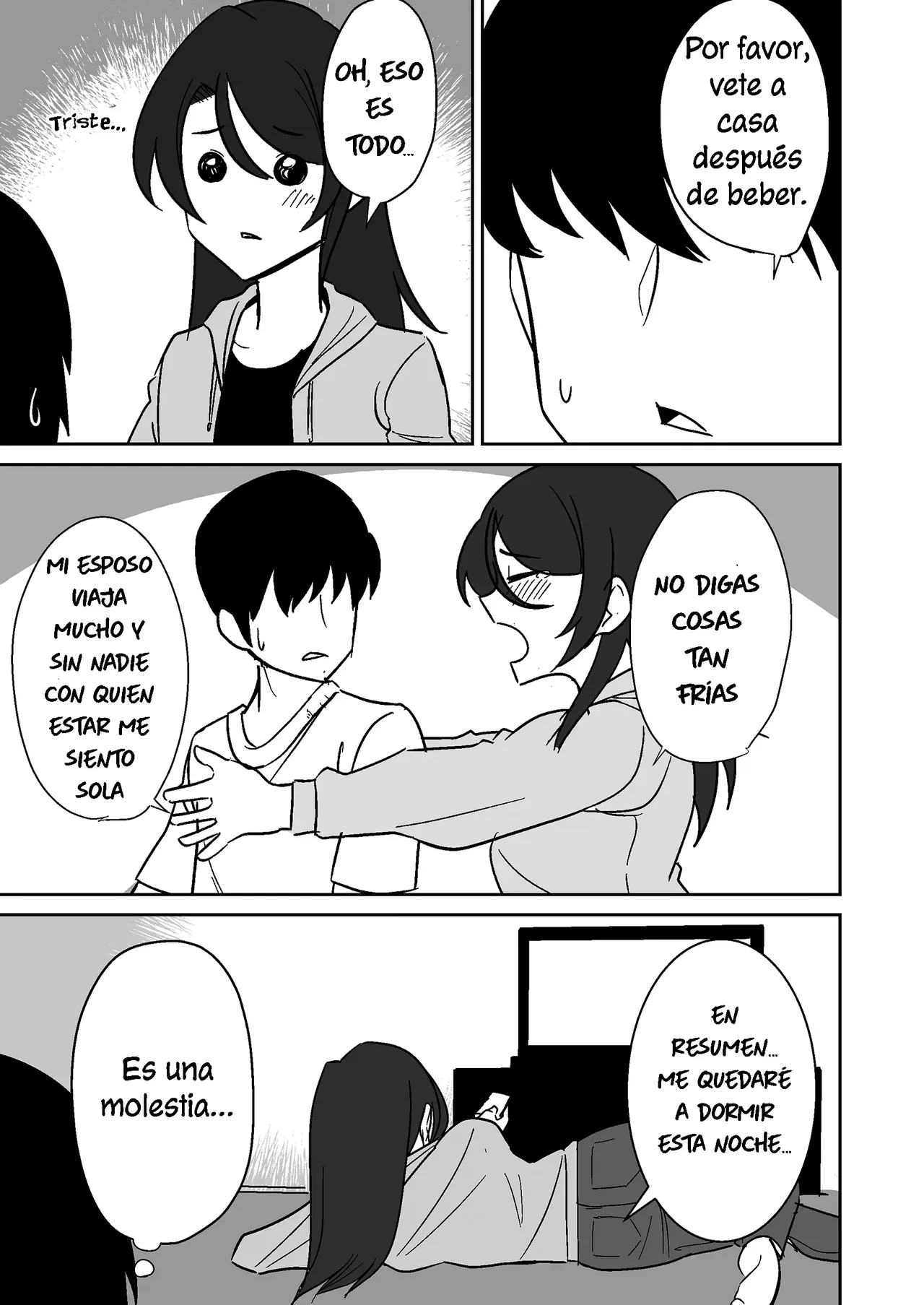 [Shikibuton Cover] Shiri no Dekai MotoYan Hitozuma ni Tanetsuke Press-suru Hanashi | Una Historia Sobre una Esposa Ex Delincuente con un Gran Trasero que Queda Embarazada [Spanish] [La Legión Fantasma] image number 4